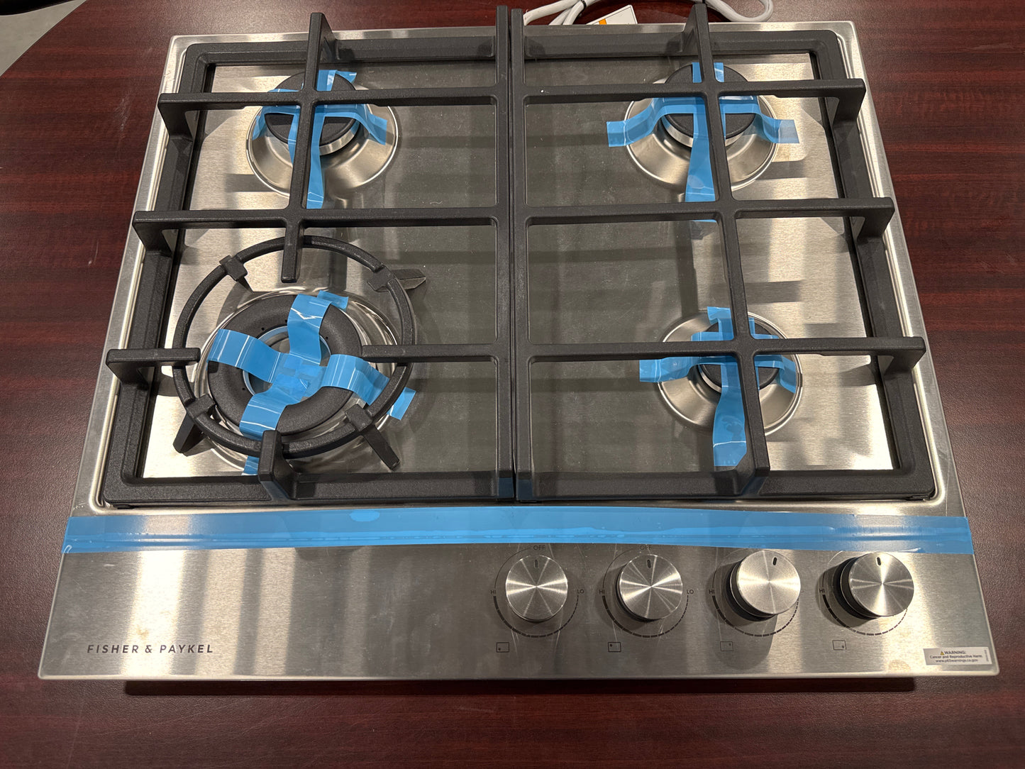 FISHER & PAYKEL CG244DNGX1 N 24" Series 7 4 Burner Gas Cooktop Natural Gas