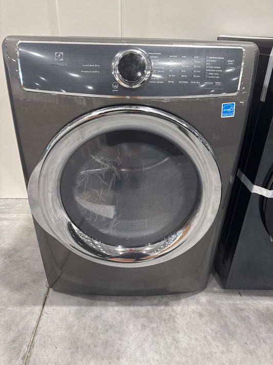 ELECTROLUX EFME627UTT Front Load Perfect Steam™ Electric Dryer with PredictiveDry™ and Instant Refresh - 8.0. Cu. Ft.
