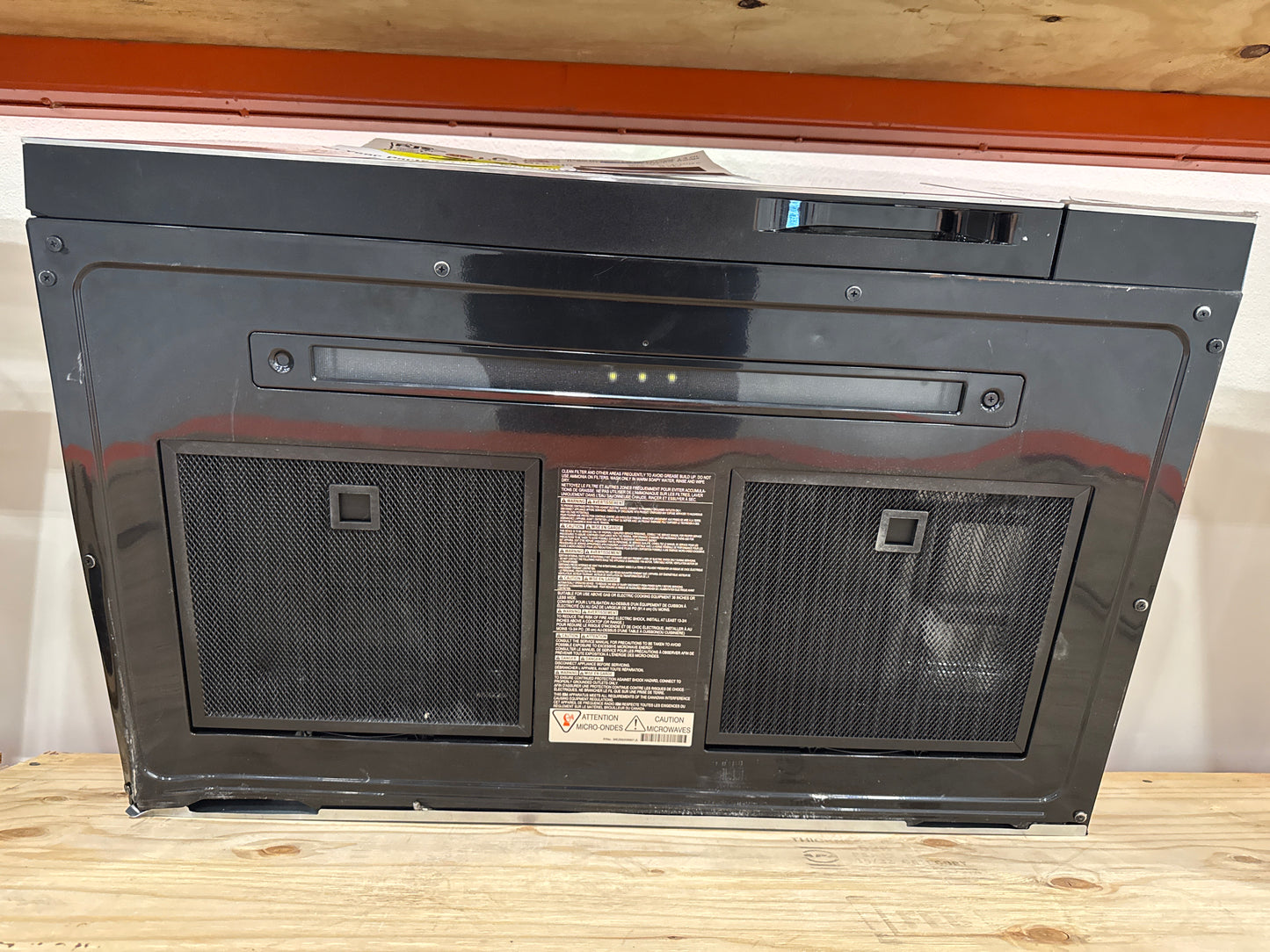 LG MVEF1323F 30 Inch LOW PROFILE Over-the-Range Smart Microwave Oven with 1.3 cu. ft. Capacity, 4 Speed 400 CFM Exhaust, SmoothTouch™ Glass Controls, Scan-To-Cook, EasyClean® Interior, and Child Lock