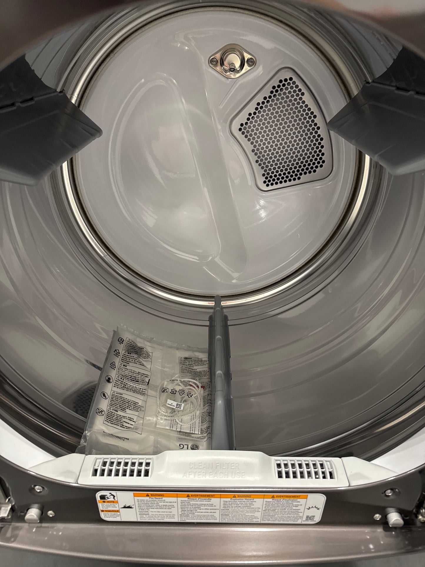 LG DLEX7900BE 7.3 cu. ft. Smart wi-fi Enabled Electric Dryer with TurboSteam™