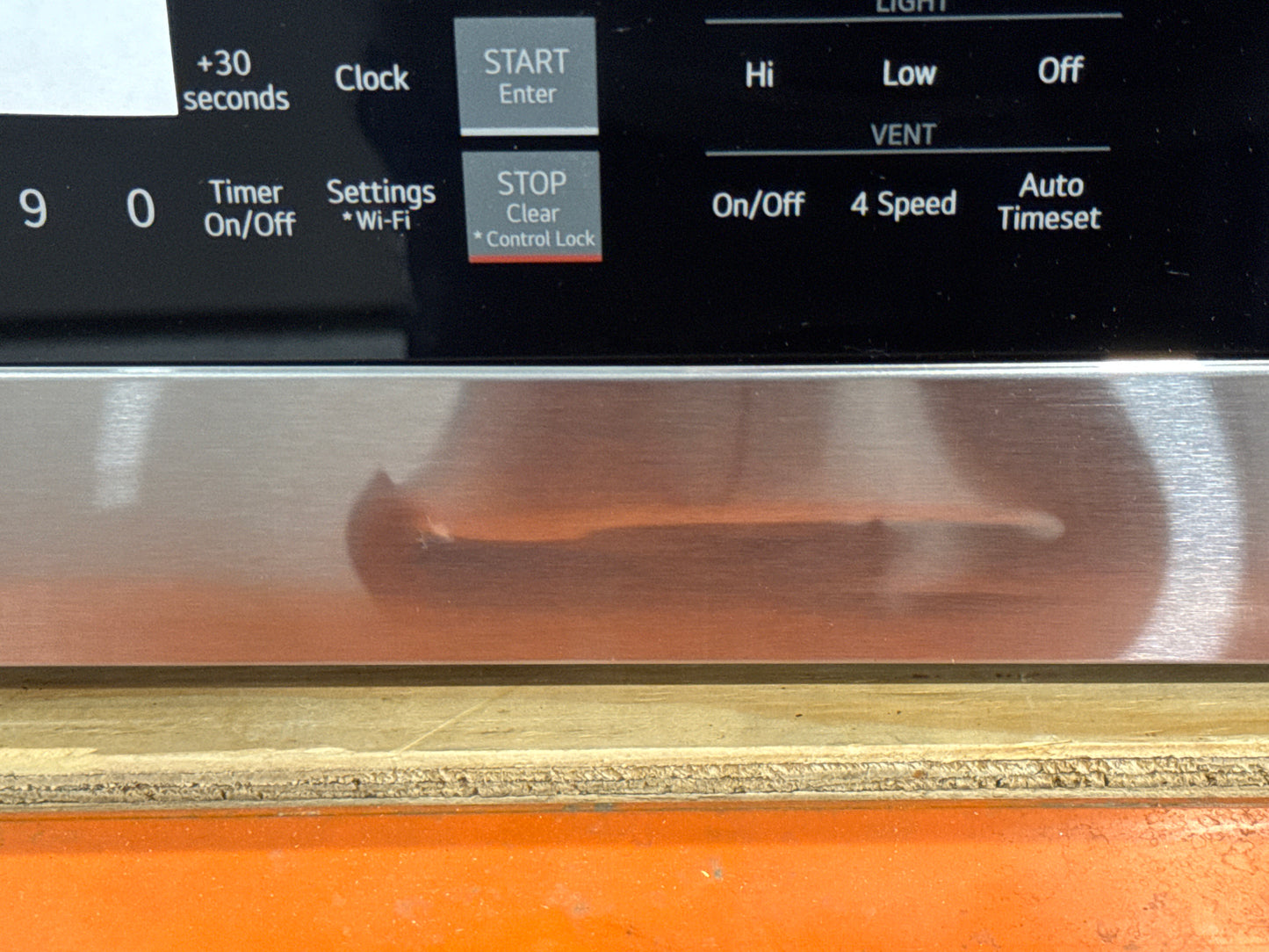 LG MVEL2033F 30 Inch Over-the-Range Smart Microwave Oven with 2.0 cu. ft. Capacity, 400 CFM Exhaust, Sensor Cook, Add 30 Seconds, Quick Defrost, 6-Auto Cook Options, Wi-Fi, Scan-to-Cook, EasyClean®, SmoothTouch™ Controls, and WideView™