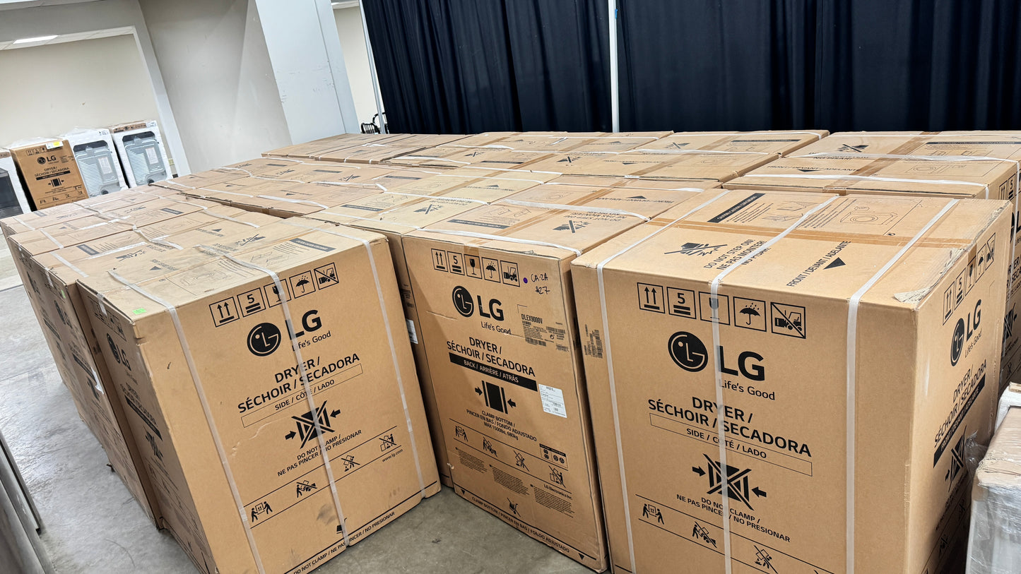 LG DLEX9000V 29 Inch Electric Smart Dryer with 9.0 cu. ft. Capacity, TurboSteam™, SteamSanitary™, FlowSense™, Smart ThinQ®, SmartDiagnosis™, 14 Dry Cycles, Anti-Bacterial, Wrinkle Care, and Sensor Dry