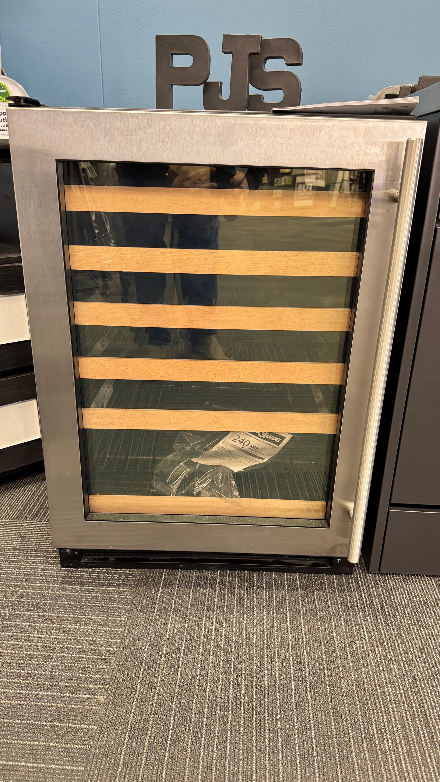 U-Line U1224WCS00B Wine Captain 1000 Series 24 Inch Built-In Wine Storage with 48 Bottle Capacity