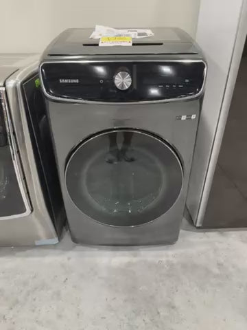Samsung DVE60A9900V/A3 7.5 cu. ft. Smart Dial Electric Dryer with FlexDry™ and Super Speed Dry in Brushed Black