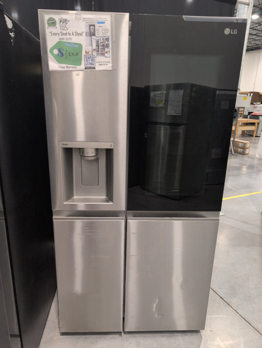 LG LRSOS2706S 27 cu. ft. Side-By-Side InstaView Refrigerator w/ Craft Ice