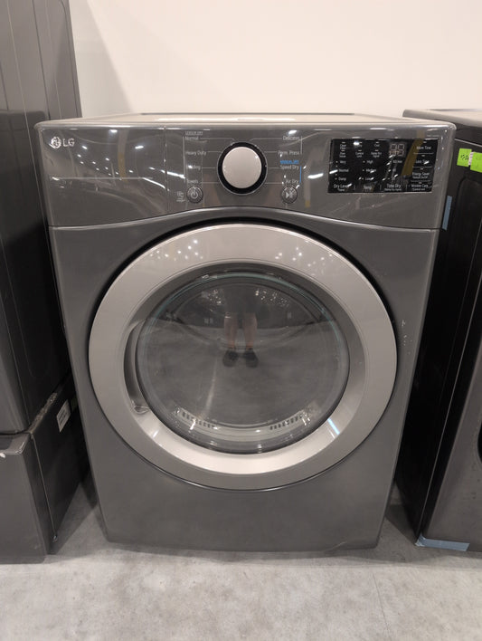 LG DLE3470M 7.4 cu. ft. Ultra Large Capacity Electric Dryer - MIDDLE BLACK (GRAY)