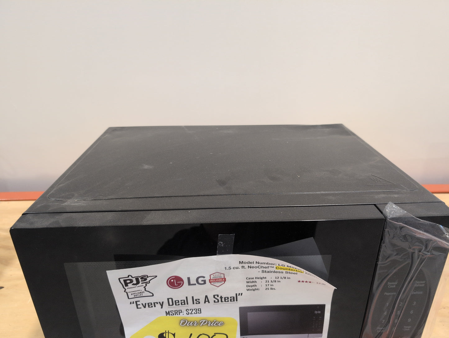 LG MSER1590C 1.5 cu. ft. NeoChef™ Countertop Microwave - Stainless Steel