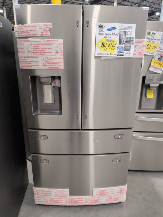 SAMSUNG RF28R7201SR/AA 28 cu. ft. 4-Door French Door Refrigerator with FlexZone™ Drawer in Stainless Steel