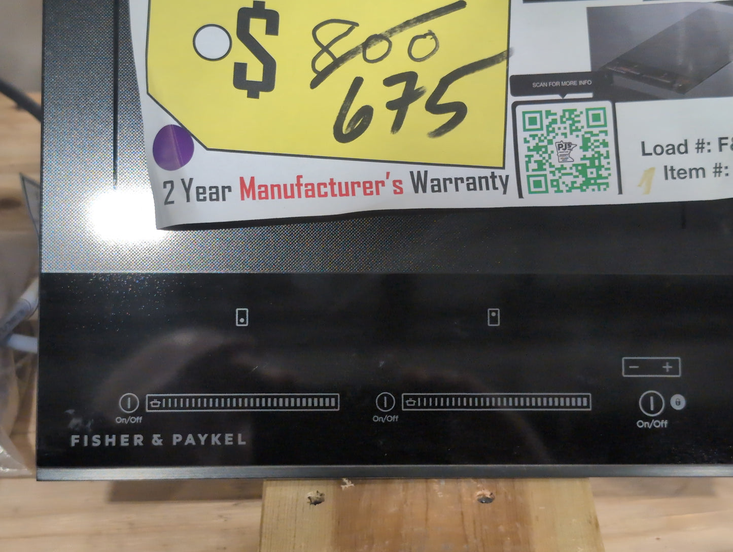 Fisher & Paykel Series 9 Contemporary Series CI122DTB4 Induction Cooktop with Smoothtop Glass Surface, SmartZone, PowerBoost, Touch&Slide, GentleHeat, Auto Cut-Off Timer, Child Safe and ADA Compliant: 12 Inches, 2 Cooking Zones