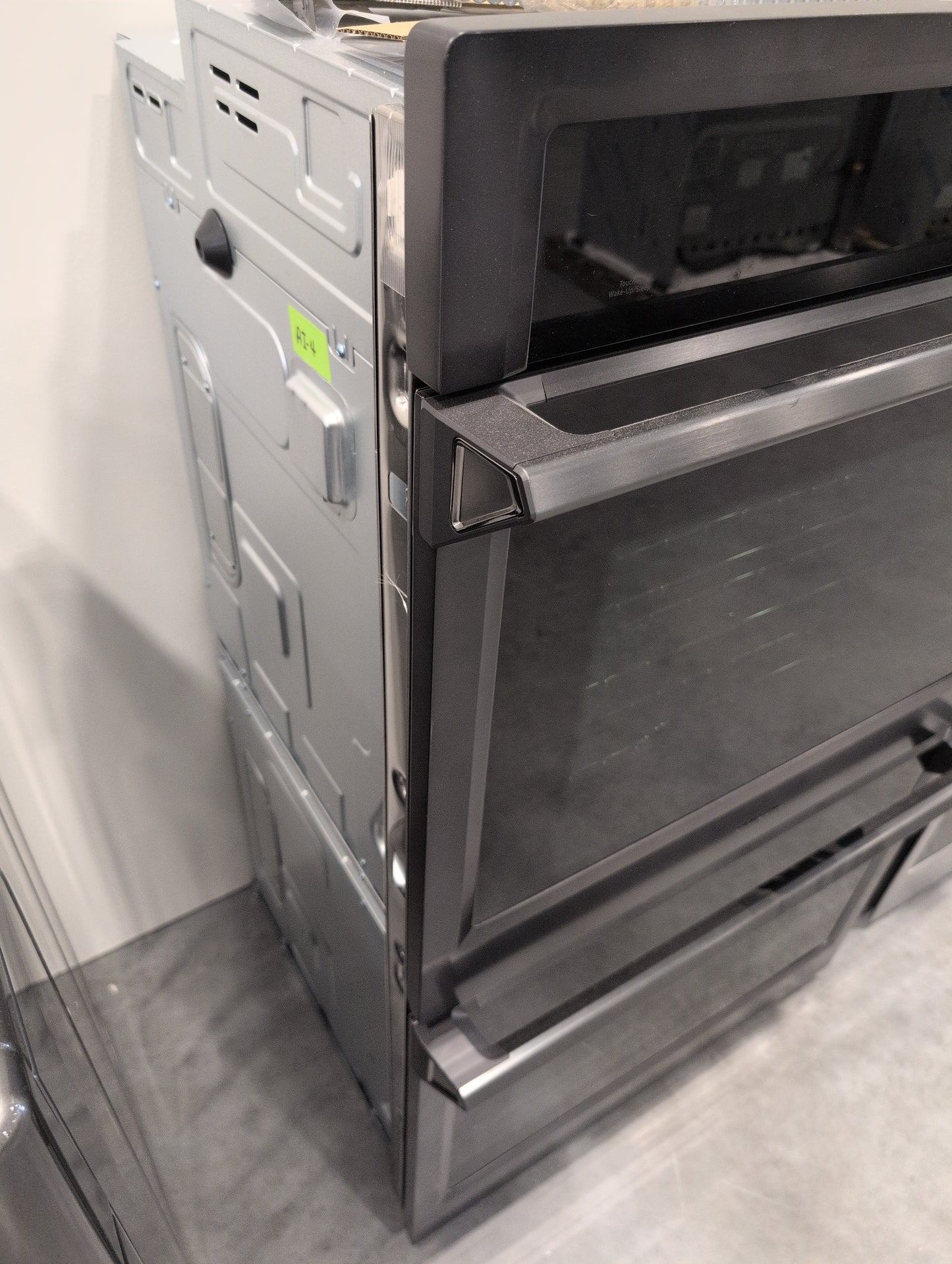 Samsung NV51K6650DG/AA 30 Inch Electric Double Wall Oven with 10.2 cu. ft. Total Capacity, Steam Cook, Dual Convection, Rapid Preheat, Delay Bake, Electronic Touch Display, Wi-Fi Enabled Temperature Probe and Hybrid Self Clean: Black Stainless Steel