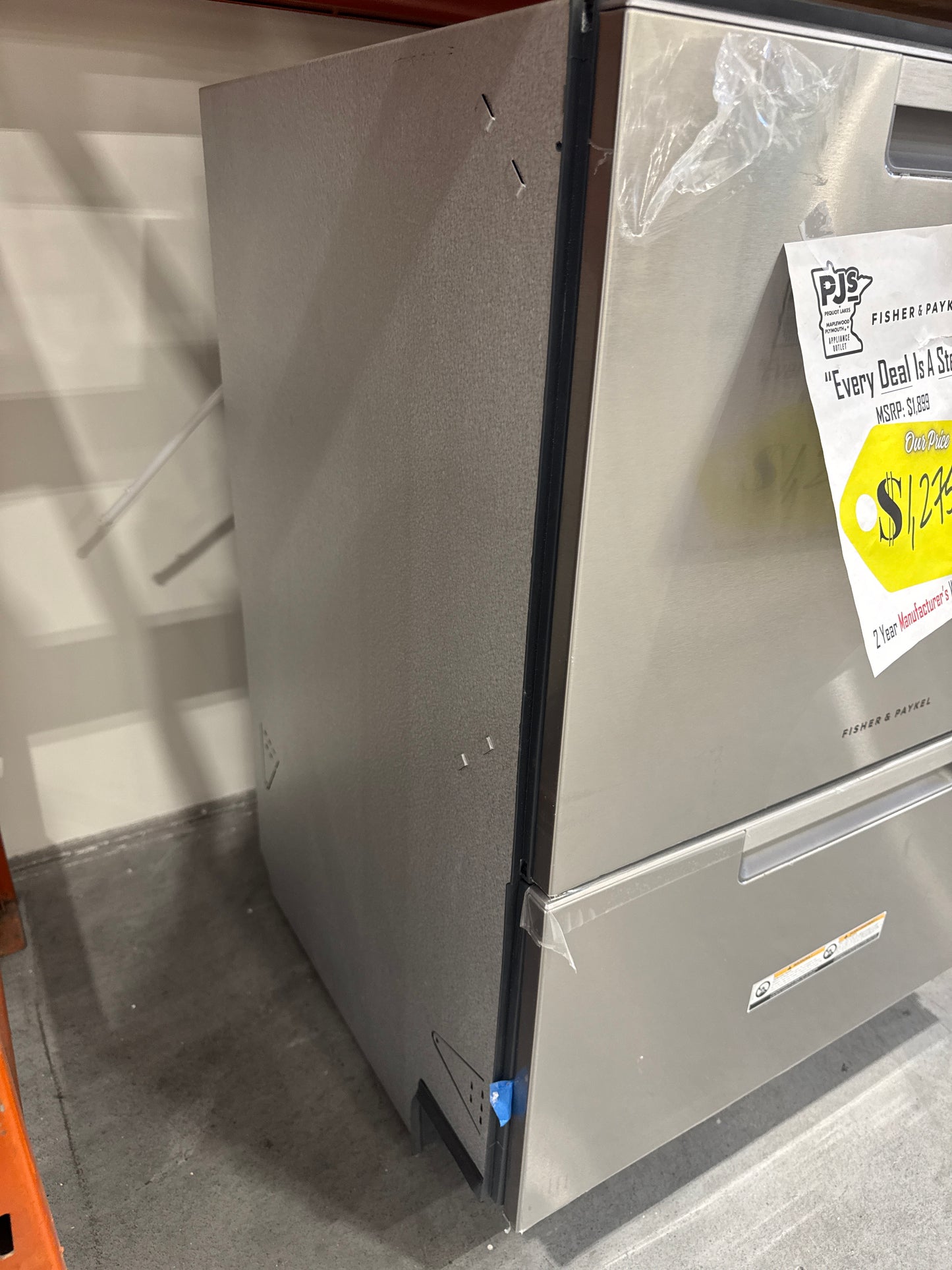 Fisher & Paykel DishDrawer Series DD24DCTX9 N 24 Inch Full Console Double DishDrawer