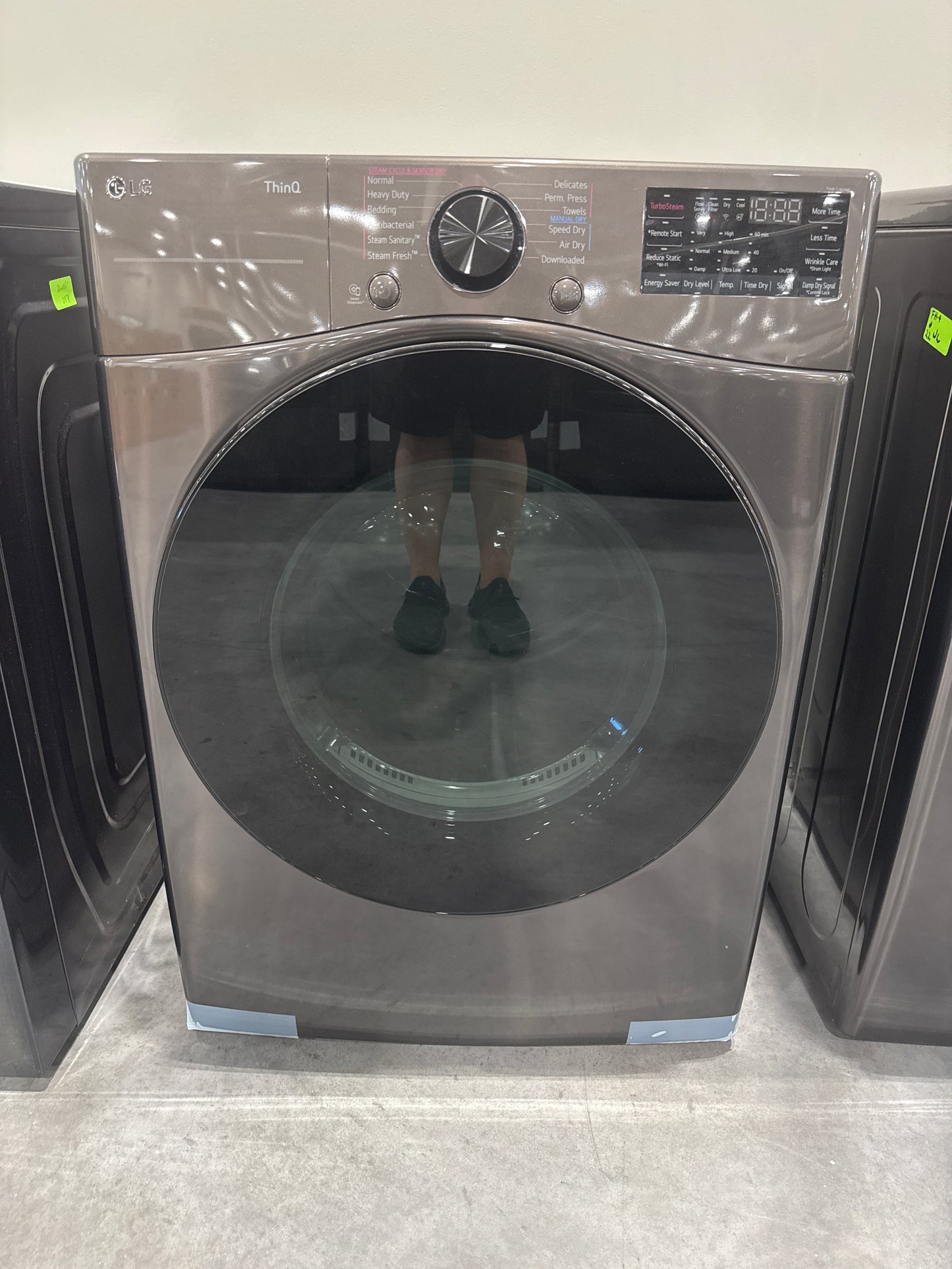 LG DLEX4080B 7.4 cu. ft. Smart Front Load Energy Star Electric Dryer with Sensor Dry & Steam Technology