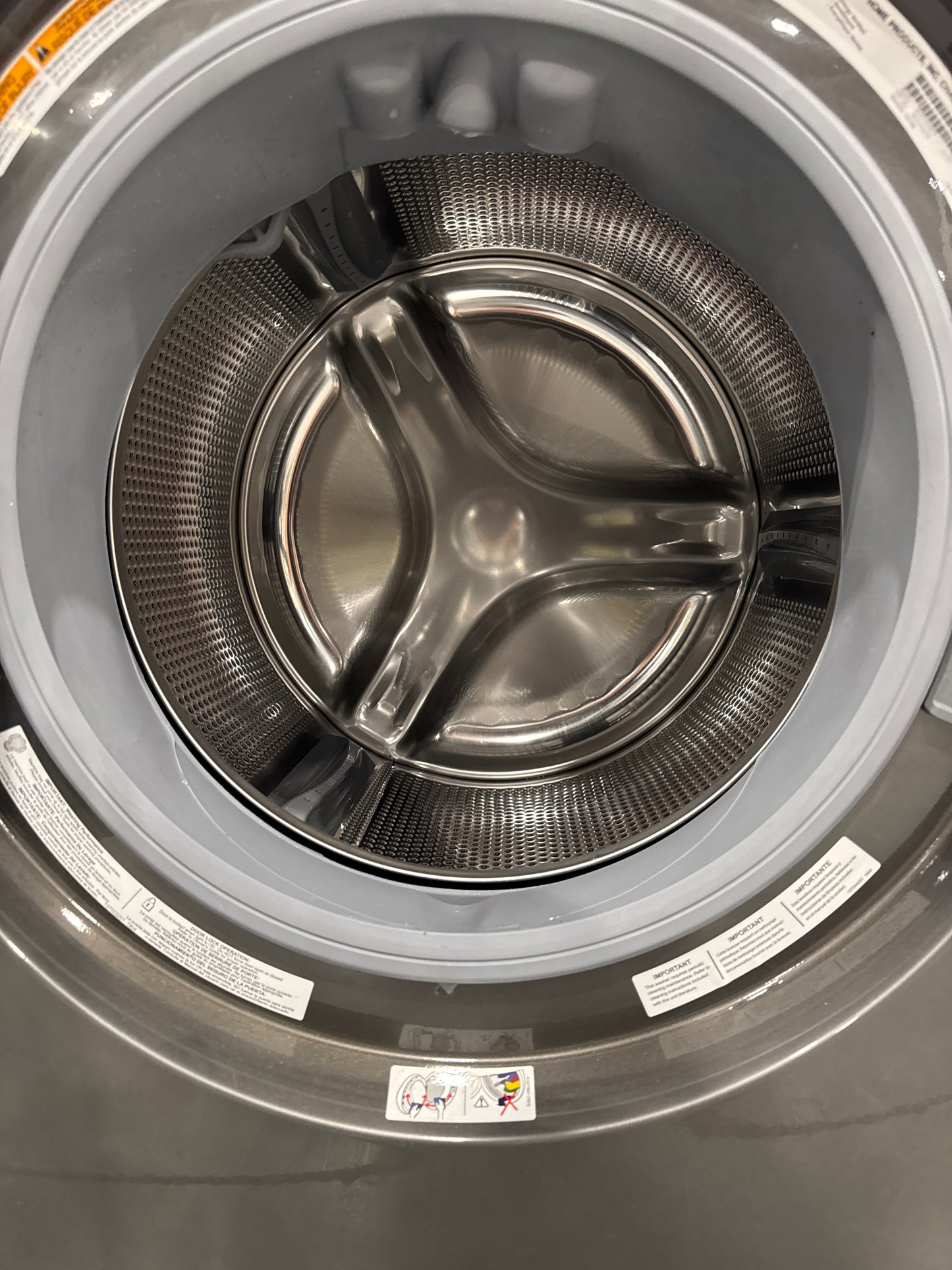 Electrolux ELTG7600AT 27 Inch 600 Series Gas Stacked Laundry Center with 4.5 cu. ft. Washer and 8 cu. ft. Gas Dryer, Smartboost® Technology, LuxCare® Plus Wash and Dry System