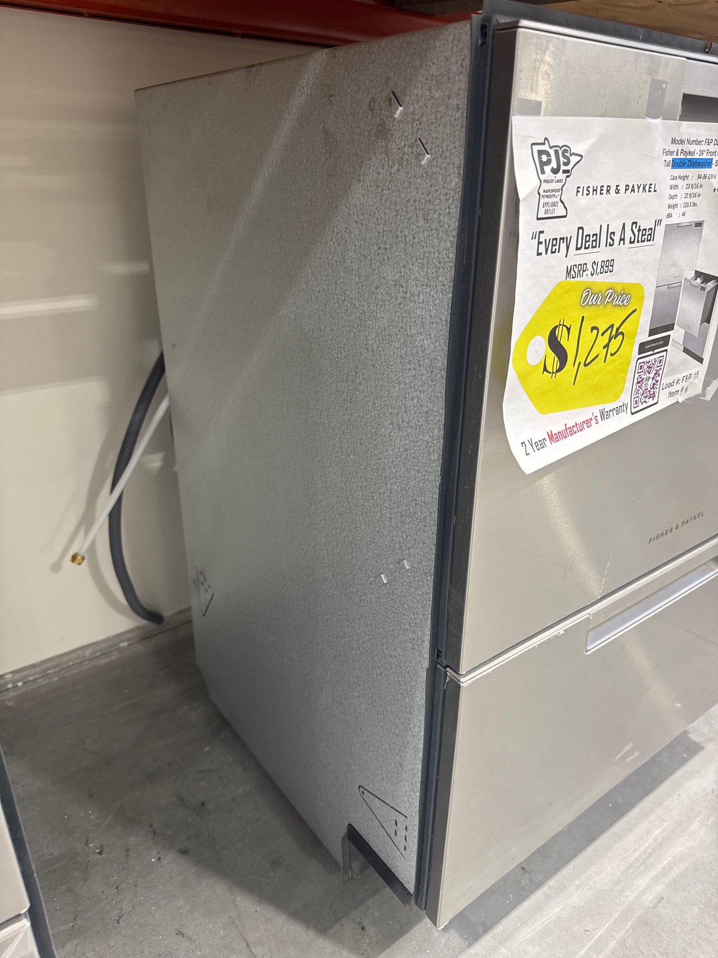 Fisher & Paykel DishDrawer Series DD24DCTX9 N 24 Inch Full Console Double DishDrawer