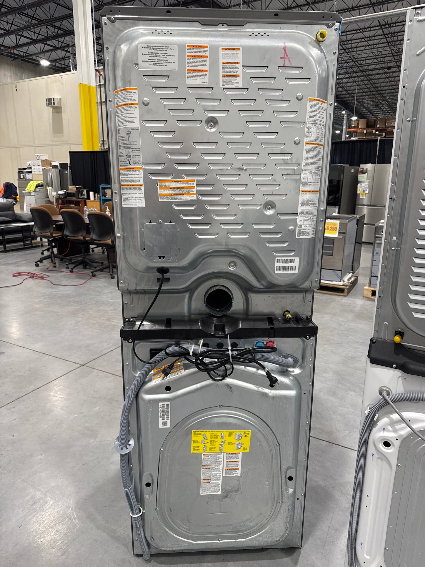 Electrolux ELTG7600AT 27 Inch 600 Series Gas Stacked Laundry Center with 4.5 cu. ft. Washer and 8 cu. ft. Gas Dryer, Smartboost® Technology, LuxCare® Plus Wash and Dry System