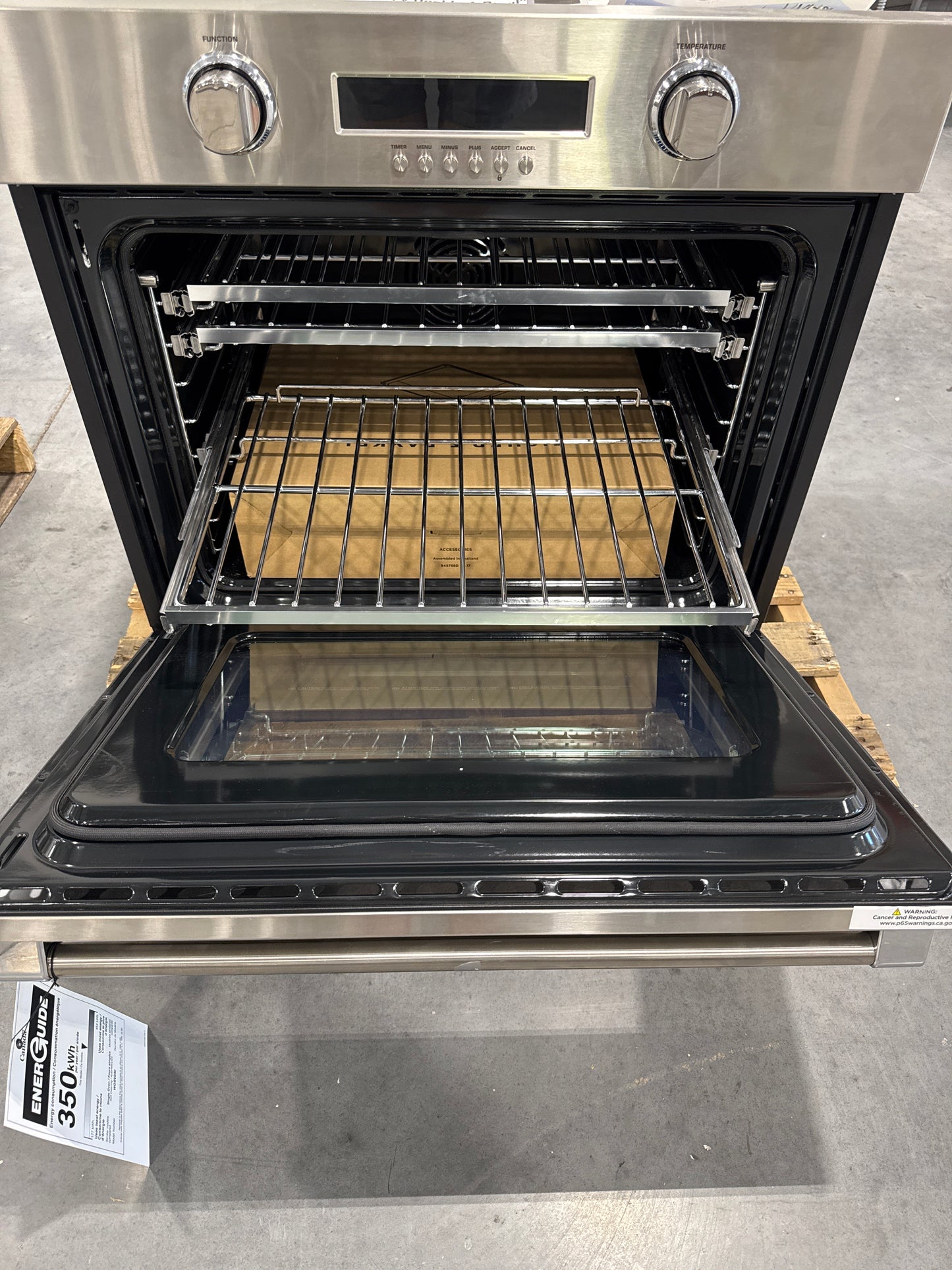 FISHER & PAYKEL WOSV230_N 30" Series 7 Professional Self-Cleaning Oven 10 Function