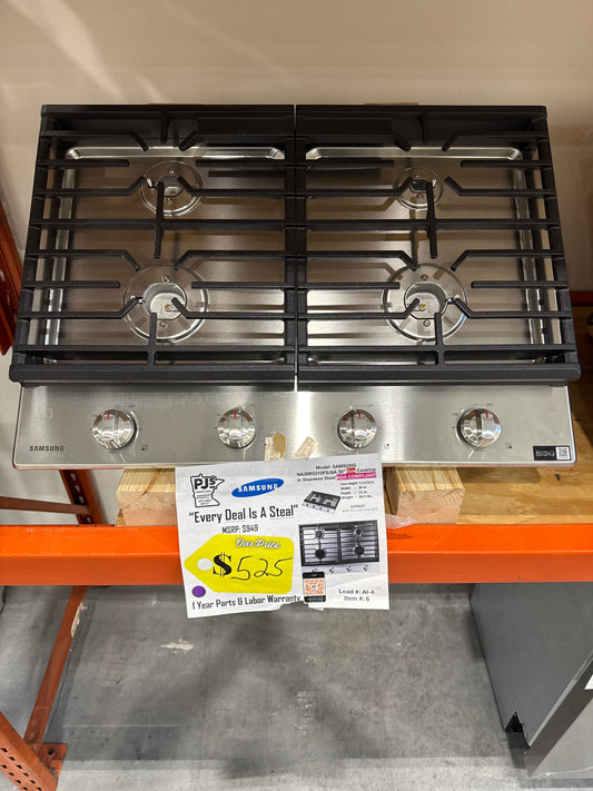 SAMSUNG NA30R5310FS 30" Gas Cooktop in Stainless Steel
