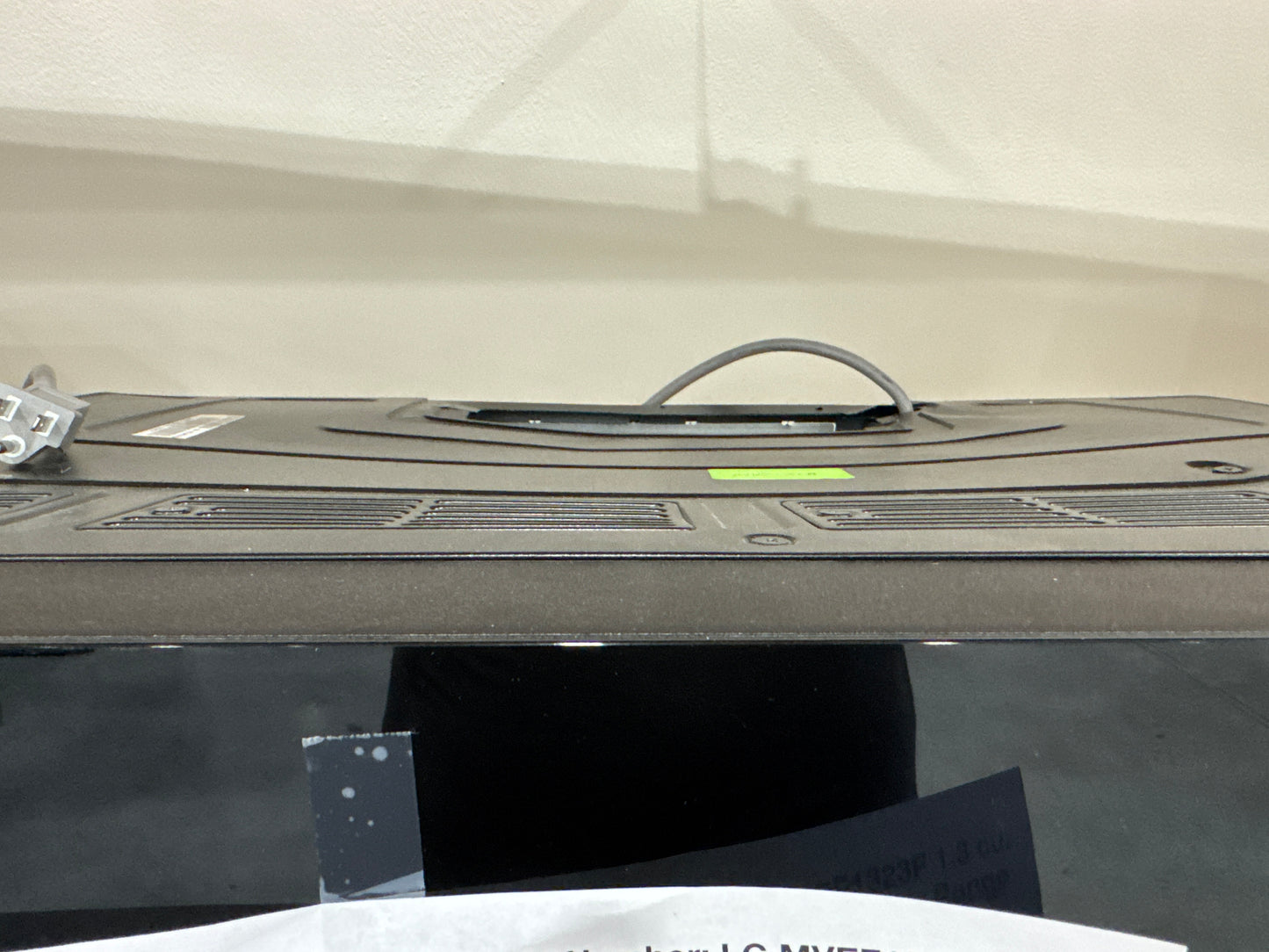 LG MVEF1323F 30 Inch LOW PROFILE Over-the-Range Smart Microwave Oven with 1.3 cu. ft. Capacity, 4 Speed 400 CFM Exhaust, SmoothTouch™ Glass Controls, Scan-To-Cook, EasyClean® Interior, and Child Lock