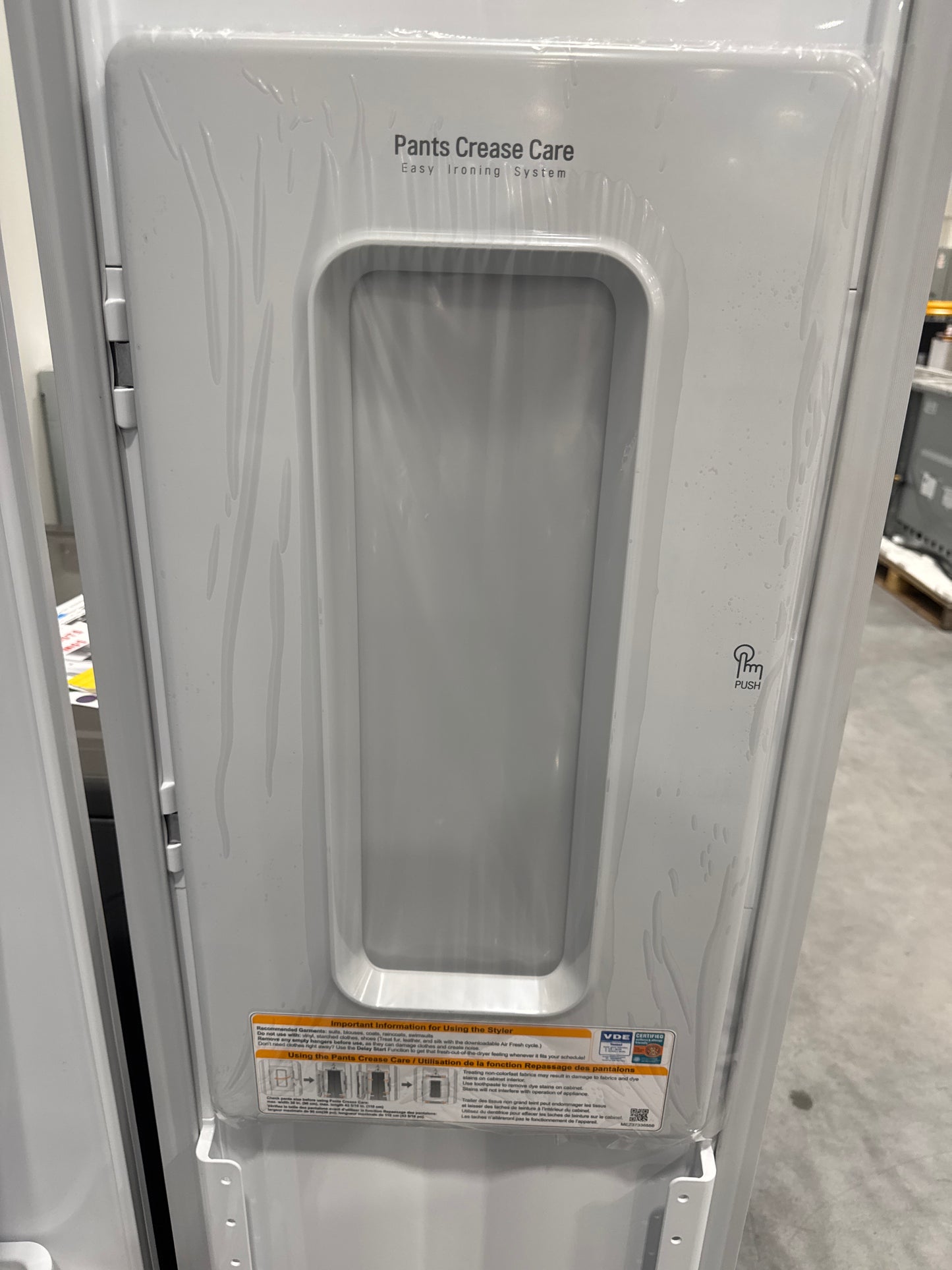 LG Styler® S3RFBN Smart wi-fi Enabled Steam Closet with 3 Hangers - Espresso
