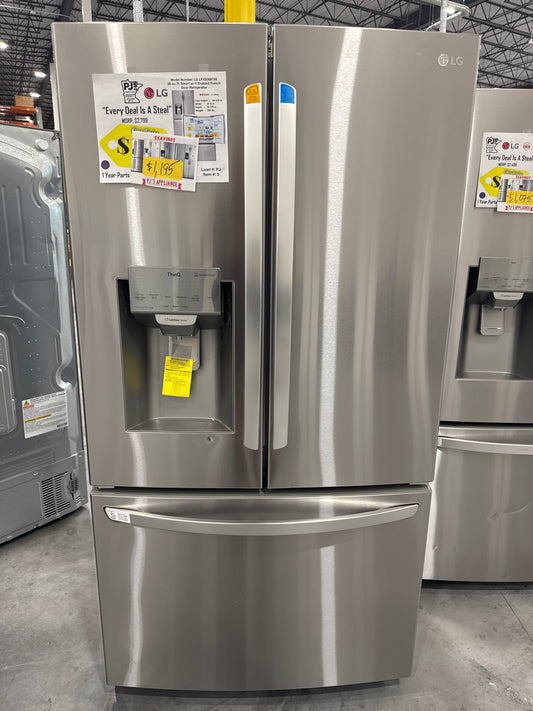 LG LFXS26973S 26 cu. ft. Smart wi-fi Enabled French Door Refrigerator w/ DUAL ICE MAKERS
