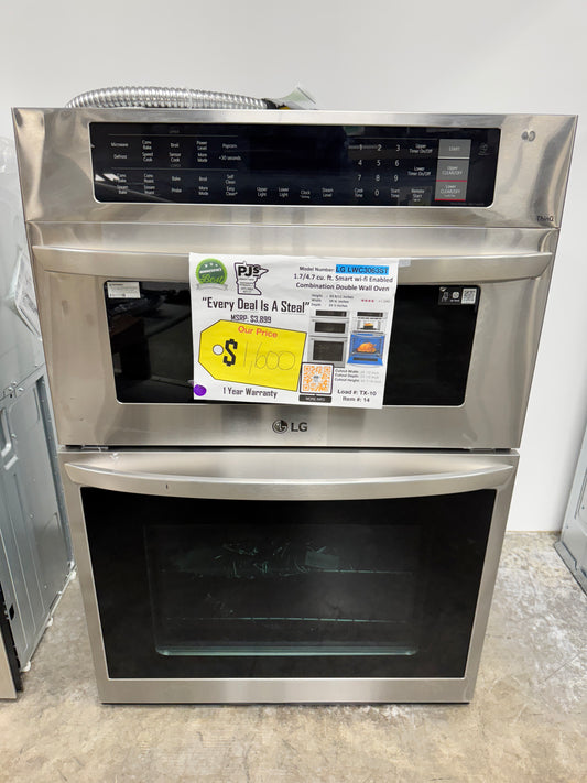 LWC3063ST 1.7/4.7 cu. ft. Smart wi-fi Enabled Combination Double Wall Oven