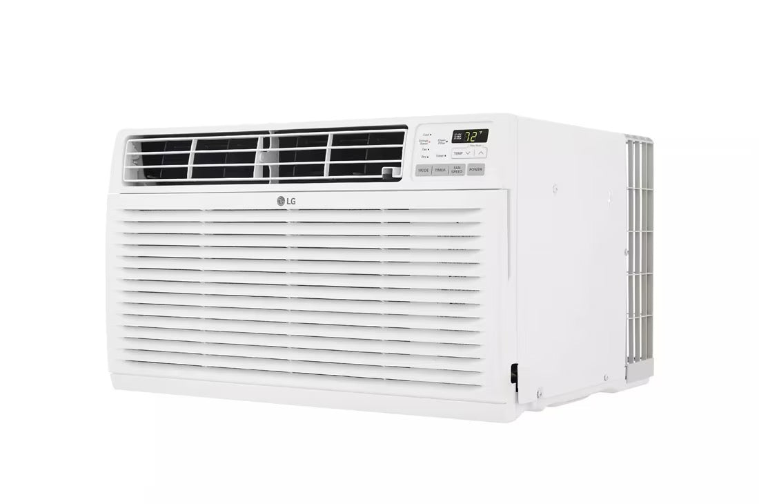 LG LT1037HNR 10,000 BTU Thru-the-Wall Air Conditioner with 11,200 Heating BTU, 24 Hour Timer, Energy Saver, Gold Fin Anti-Corrosion, Wireless Remote, 9.8 EER ,3.2 Pts/Hr Dehumidification and 230/208V