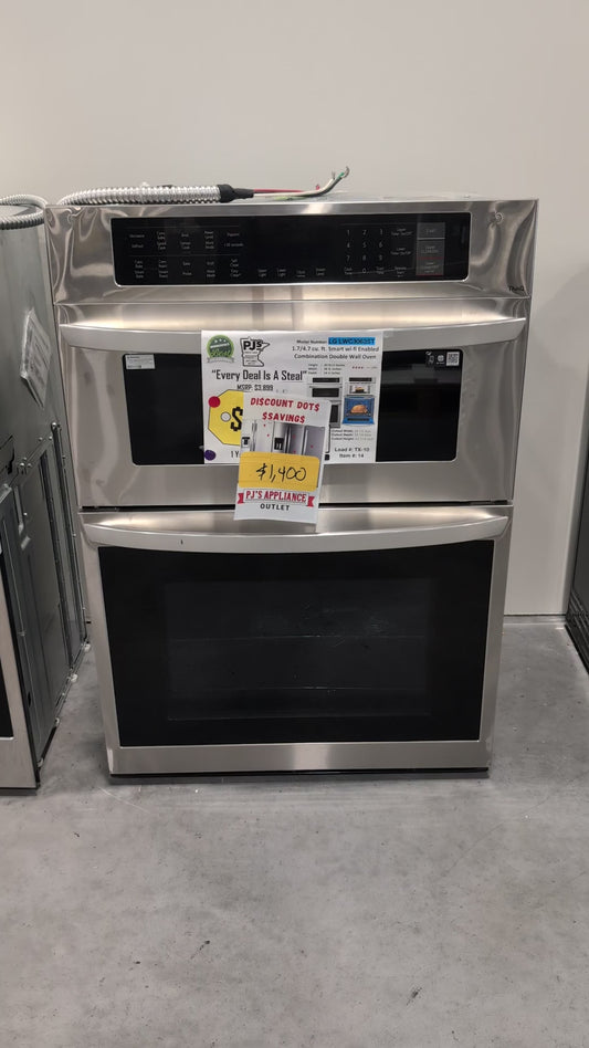 LWC3063ST 1.7/4.7 cu. ft. Smart wi-fi Enabled Combination Double Wall Oven