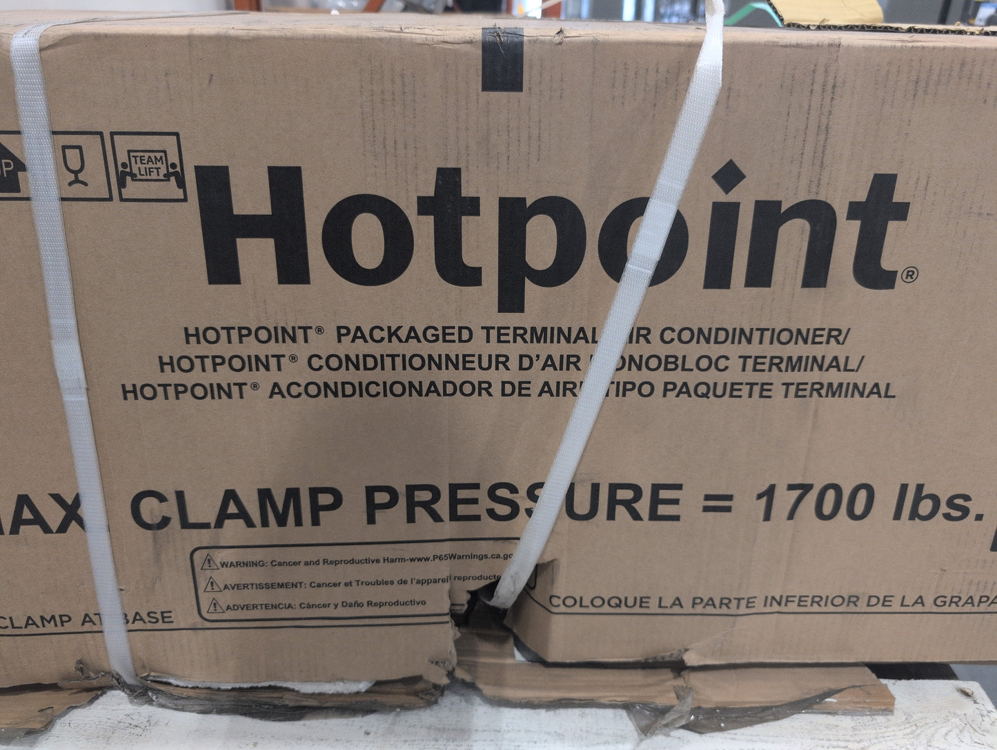 GE Hotpoint AH11E09D3B 9,000 BTU Packaged Terminal Air Conditioner with 10,900 BTU Electric Heat, 3 Speed Fan, Freeze/Frost Protection, Auto Power Recovery, Self-Diagnostic, Easy Control Panel and Power Cord Included