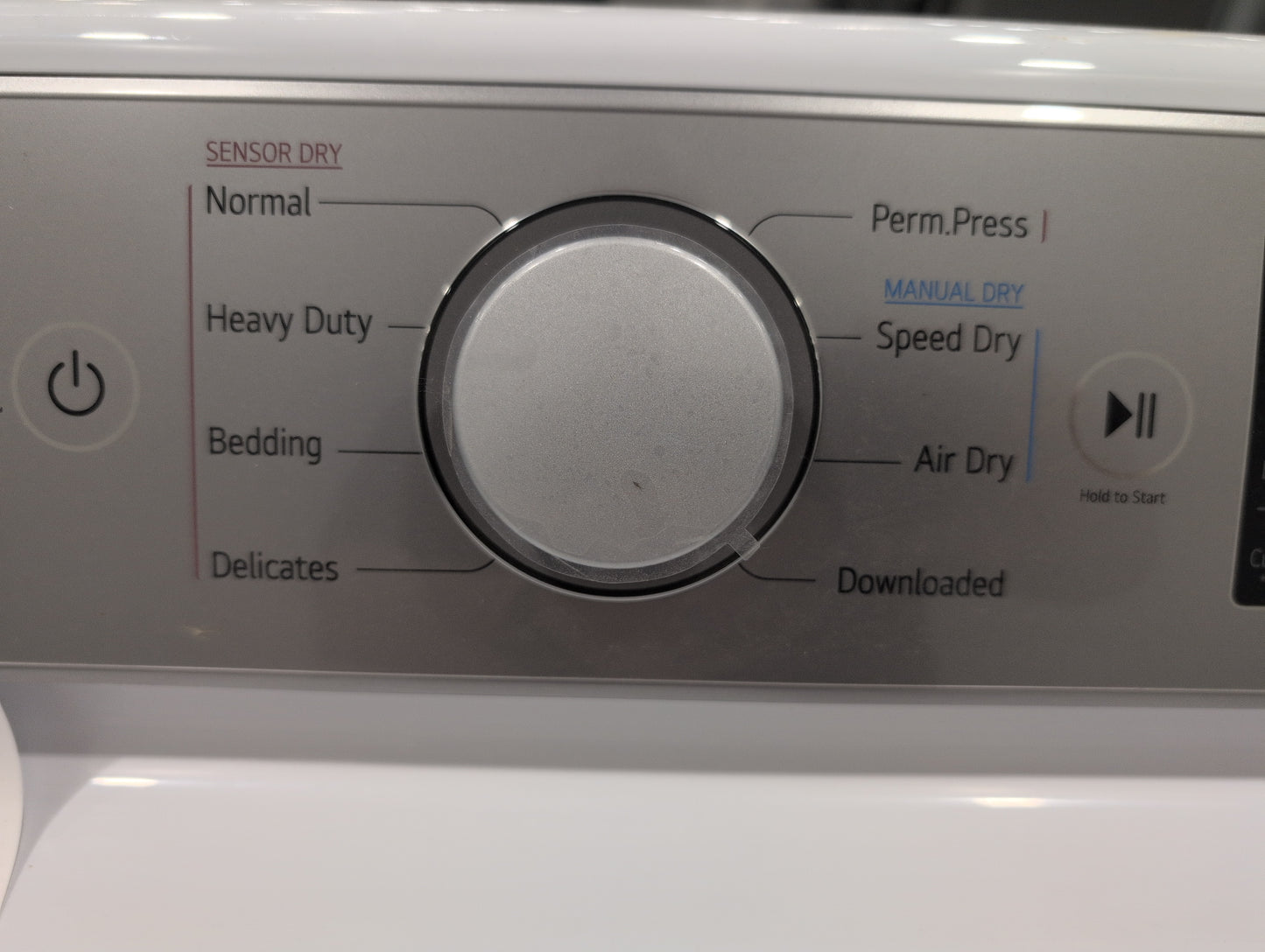 LG DLG7401WE 27 Inch Smart Gas Dryer with 7.3 Cu. Ft. Capacity, 8 Dry Cycles, 12 Dry Options, Sensor Dry, EasyLoad™ Door, ThinQ® Technology, SmartDiagnosis™, and Energy Star Certified: White