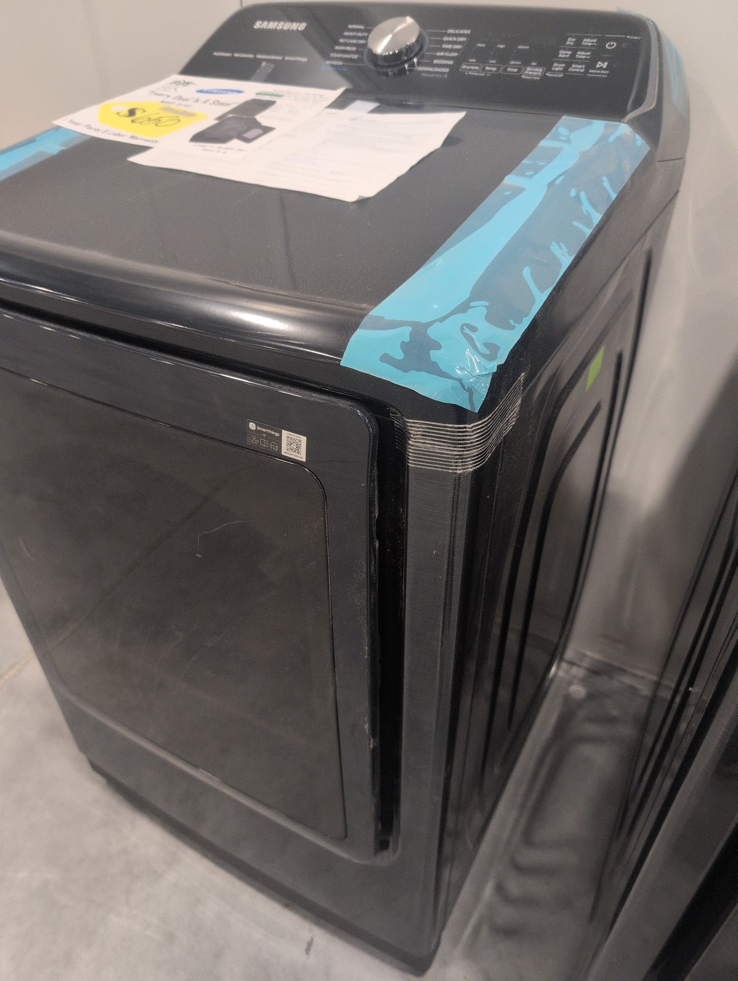 Samsung DVE54CG7150DA3 7.4 Cu. Ft. Smart Electric Dryer with Steam and Pet Care Dry - Brushed Navy