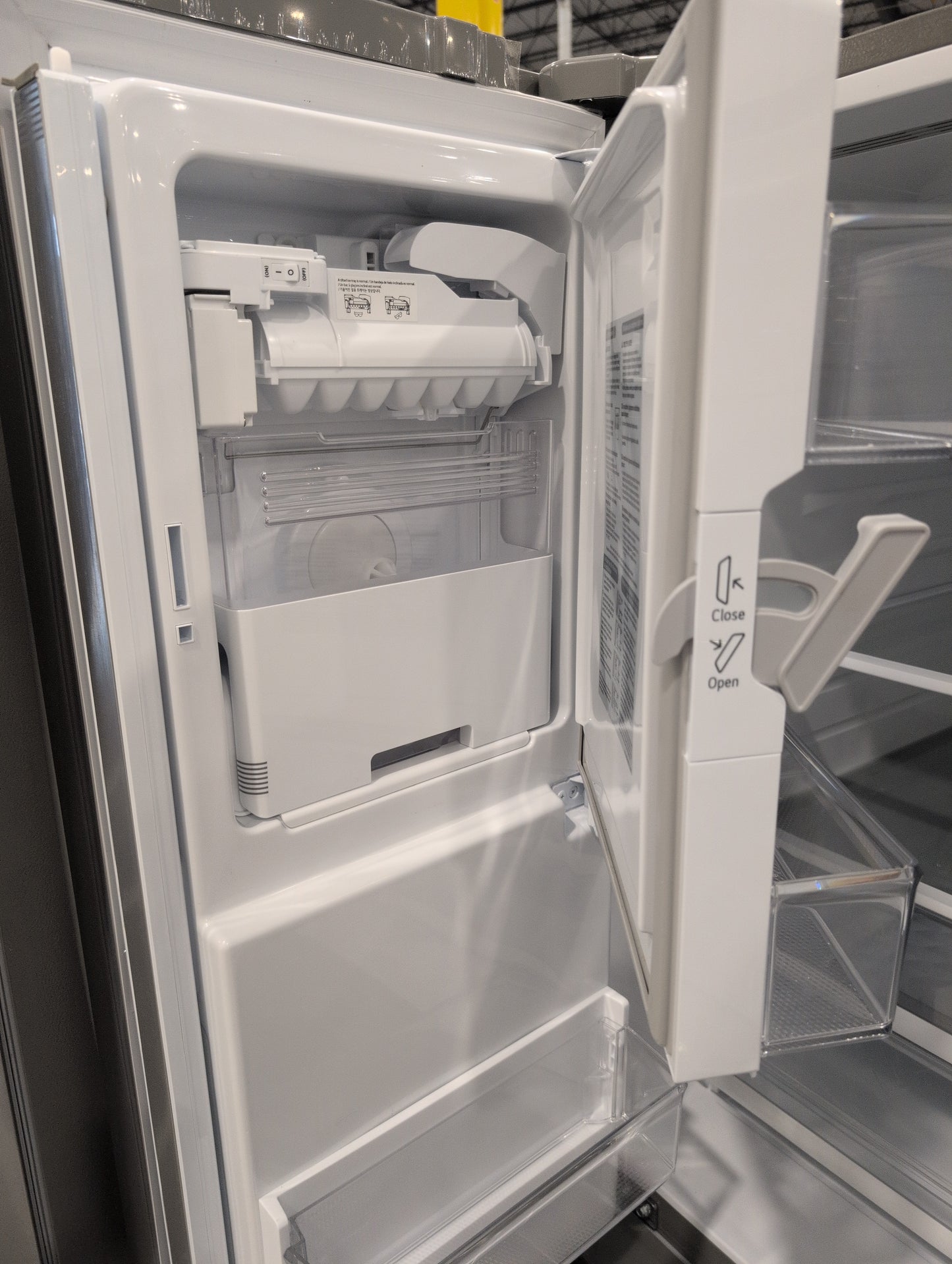 LG LMXS28626S 28 cu.ft. 4-Door French Door, Standard Depth, Ice & Water, Double Freezer, Stainless Steel