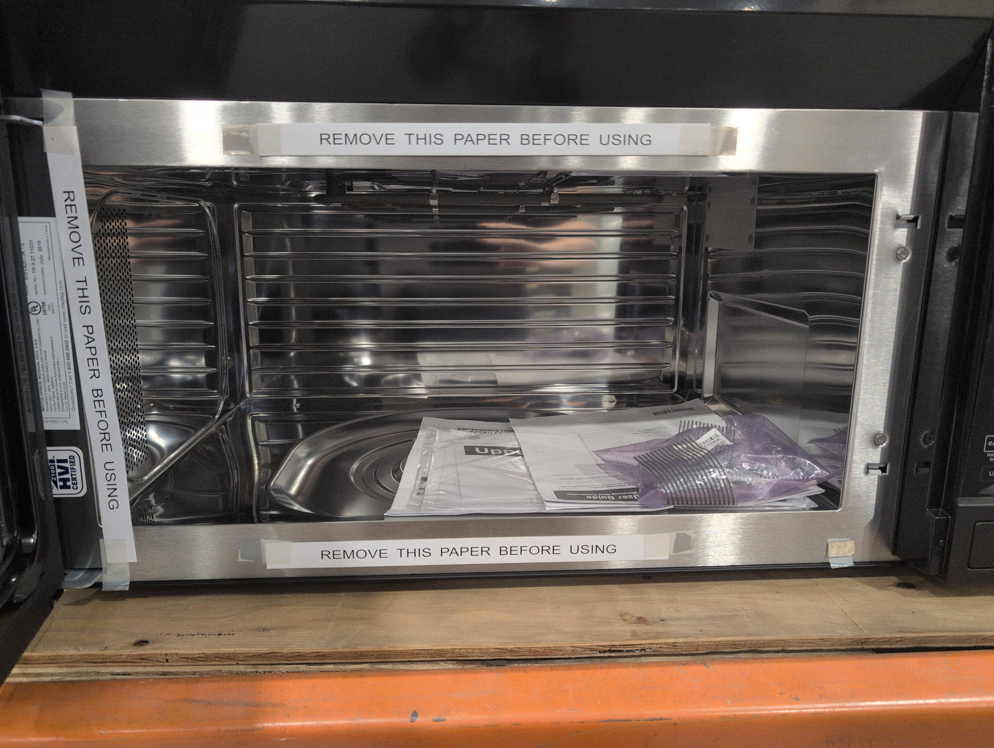 Maytag MMV4207JK 30 Inch Over-the-Range Microwave Oven with 950 Cooking Watts, 400 CFM, Sensor Reheat, Multiple Speed Exhaust Fan, Charcoal Odor Filter, Control Lock, and 1.9 Cu. Ft. Capacity: Cast Iron Black