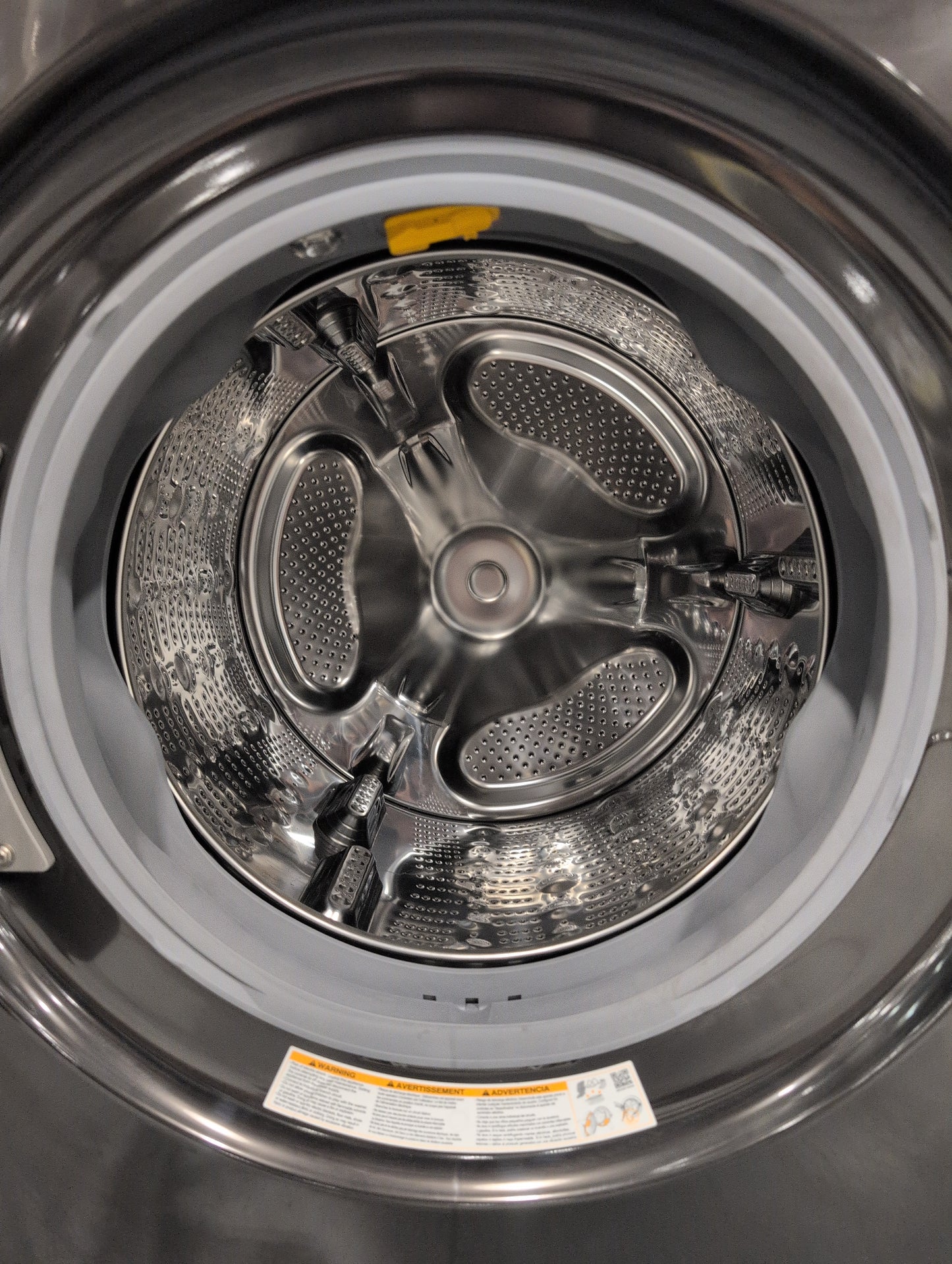 LG WKGX301HBA 27 Inch Smart Gas Single Unit WashTower with 5.0 cu. ft. Washer Capacity, 7.4 cu. ft. Dryer Capacity, AI Sensor Dry, TurboSteam®, Allergiene® Cycle, TurboWash® 360, ezDispense® Dispenser, and ENERGY STAR® Certified