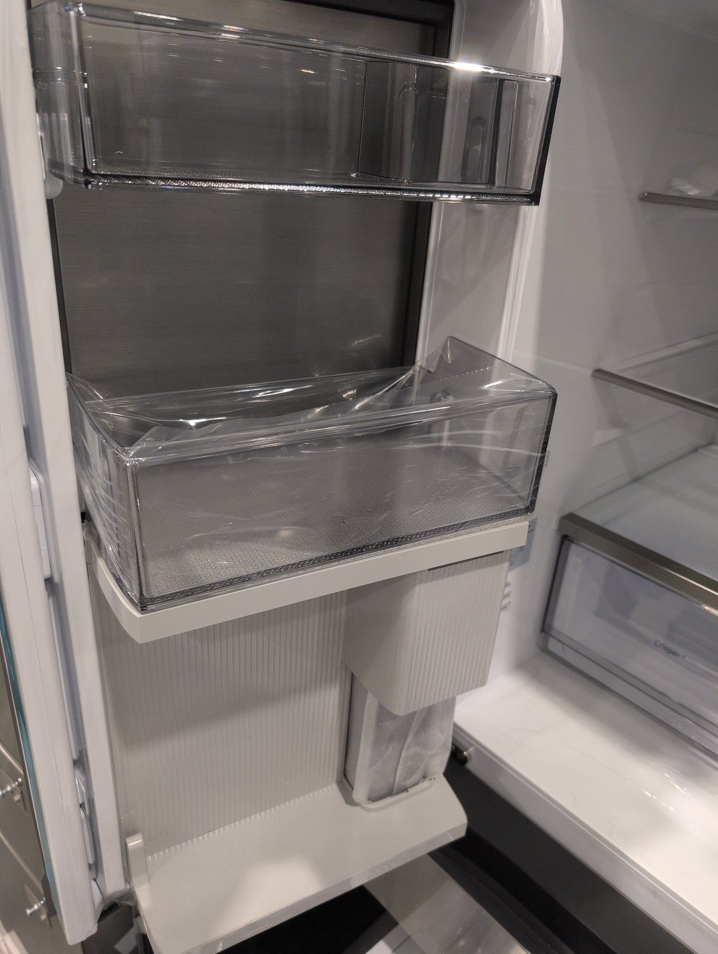 Samsung Bespoke RF29BB8600QLAA 29 cu. ft. Standard Depth 4-Door French Door Smart Refrigerator in Stainless Steel with Beverage Center