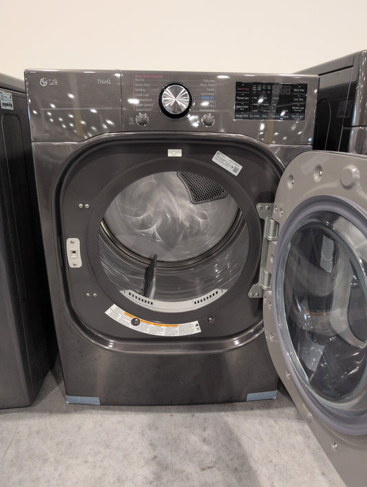 LG DLEX4500B 7.4 cu. ft. Ultra Large Capacity Smart wi-fi Enabled Front Load Electric Dryer with TurboSteam™ and Built-In Intelligence