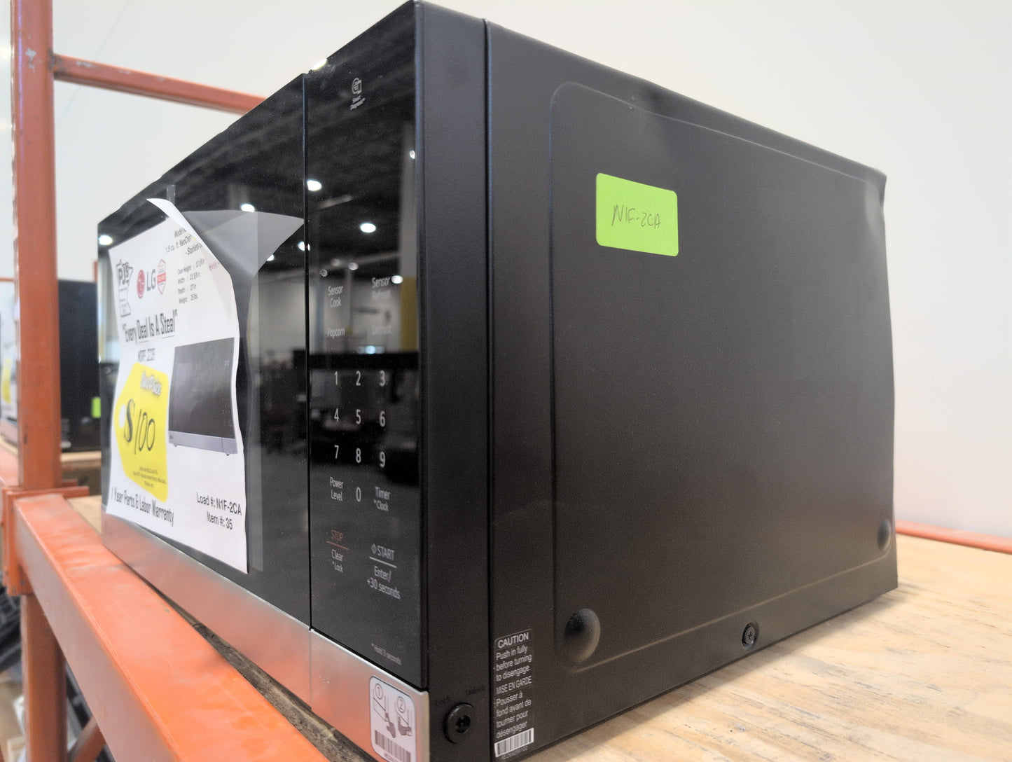 LG MSER1590C  1.5 cu. ft. NeoChef™ Countertop Microwave - Stainless Steel