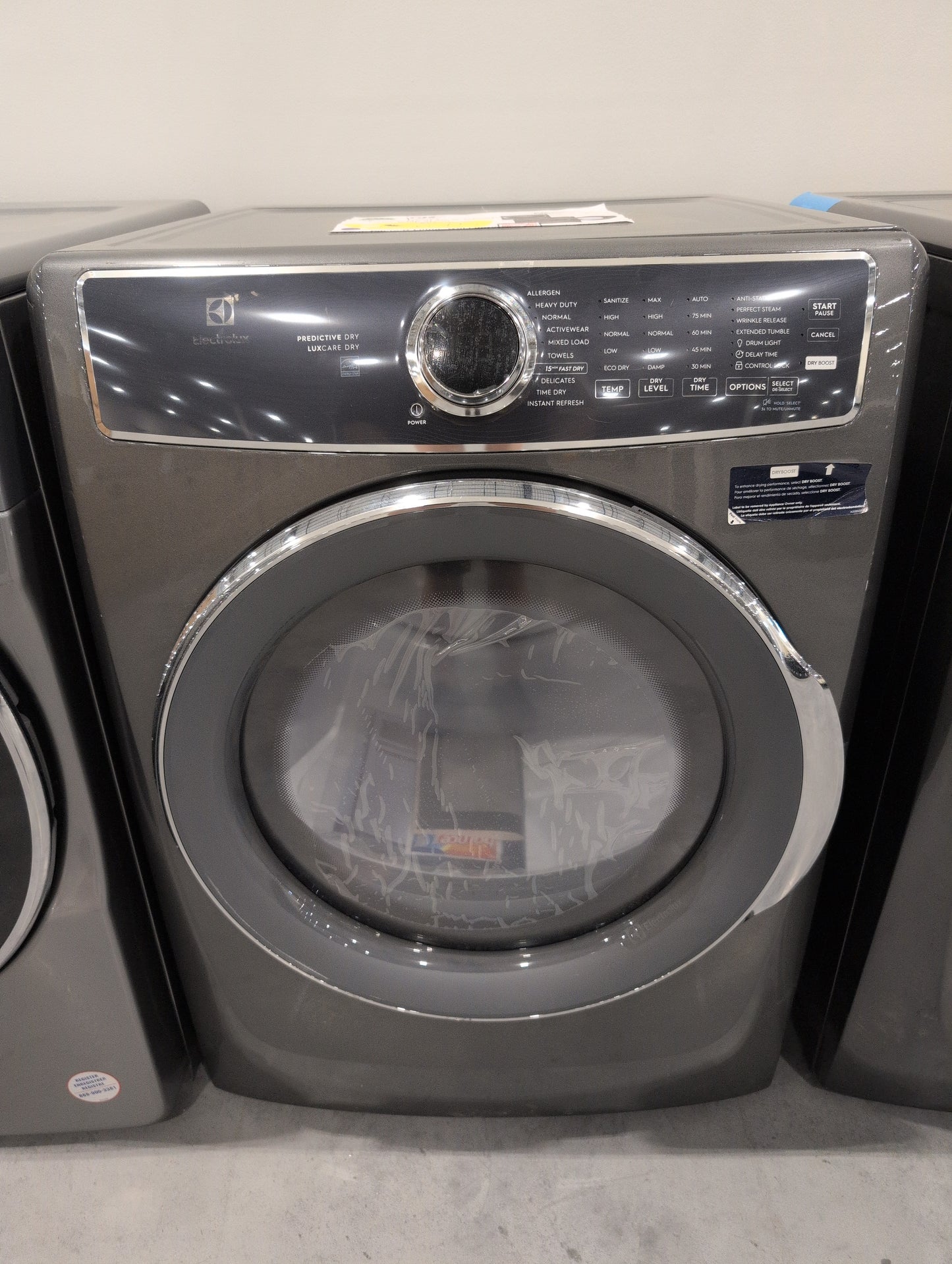 ELECTROLUX ELFE7537AT Front Load 500 SERIES ELECTRIC DRYER - 8.0. Cu. Ft. TITANIUM COLOR