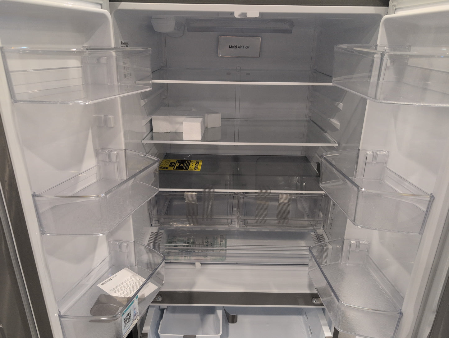 LG LF25H6200S 33 Inch French Door Refrigerator with 25 cu. ft. Capacity, IcePlus™ Icemaker, Wi-Fi Enabled, SmartDiagnosis™, Glide N' Serve® Drawer, 6 Door Bins, Crispers, ADA Compliant, and ENERGY STAR® Qualified