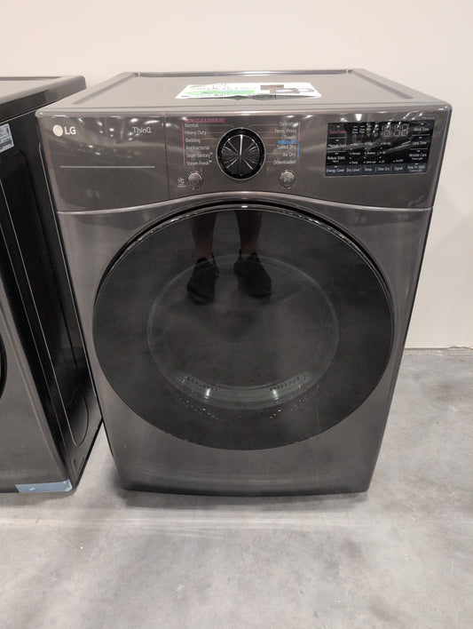 LG DLEX4080B 7.4 cu. ft. Smart Front Load Energy Star Electric Dryer with Sensor Dry & Steam Technology