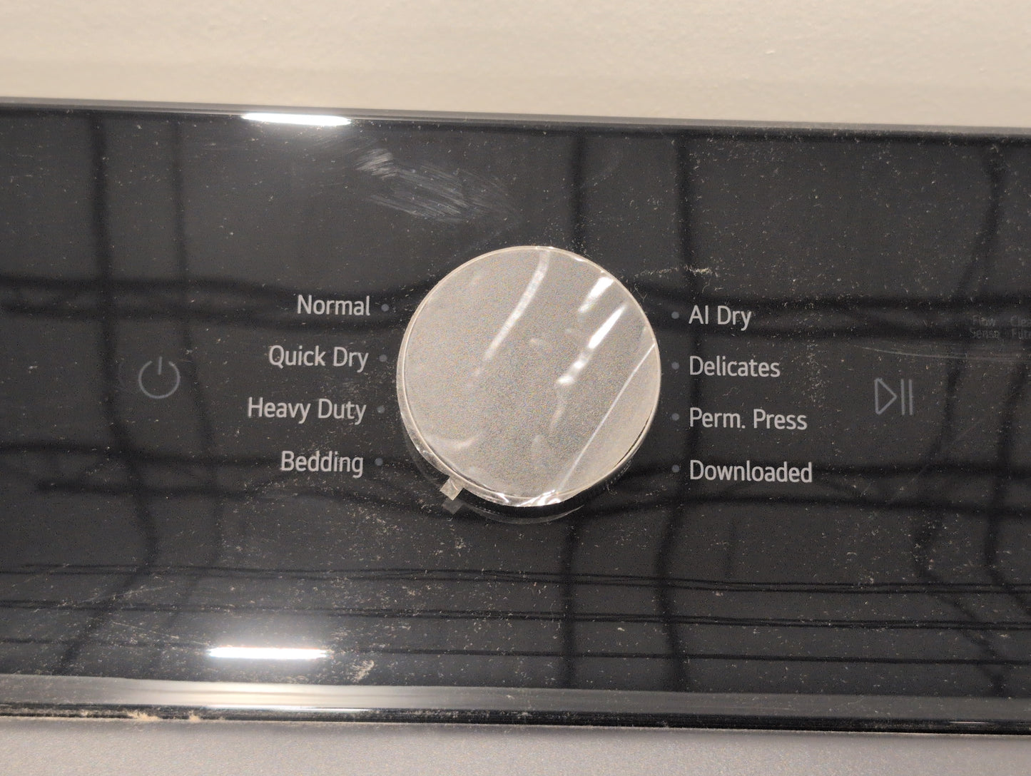 LG DLE8400BE 27 Inch Top Load Electric Dryer with 7.3 cu ft Capacity, EasyLoad™, AI Sensor Dry™, Smart Pairing™, ThinQ® Smart Technology, FlowSense® Duct Clogging and Energy Star Certified