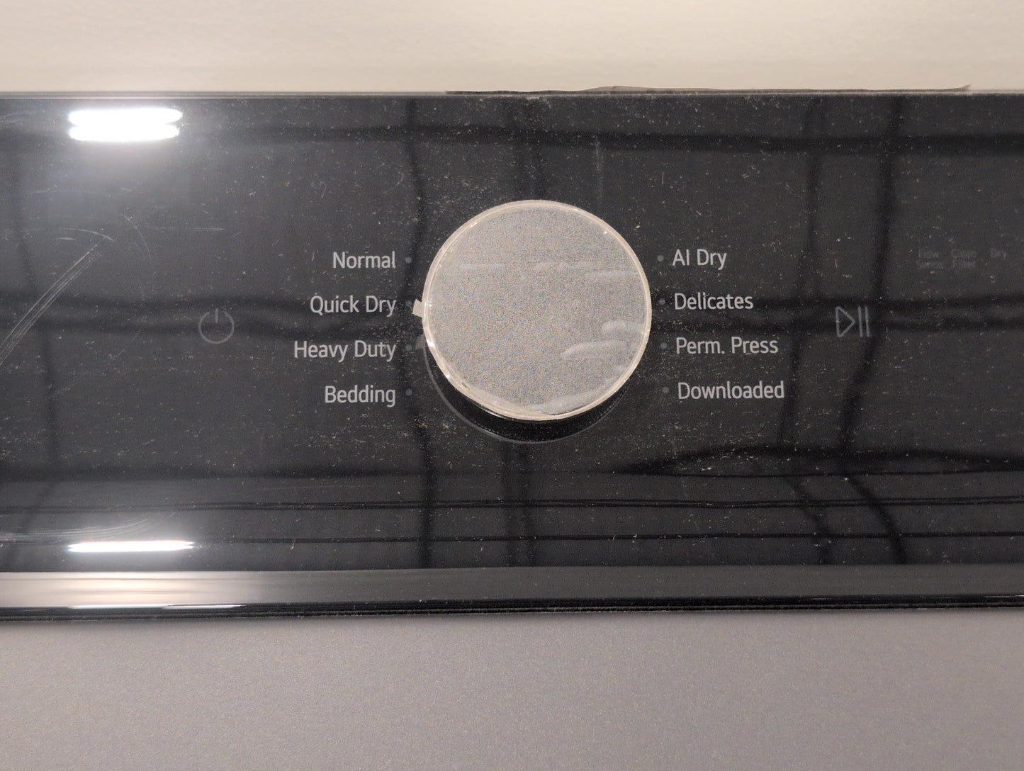 LG DLE8400BE 27 Inch Top Load Electric Dryer with 7.3 cu ft Capacity, EasyLoad™, AI Sensor Dry™, Smart Pairing™, ThinQ® Smart Technology, FlowSense® Duct Clogging and Energy Star Certified