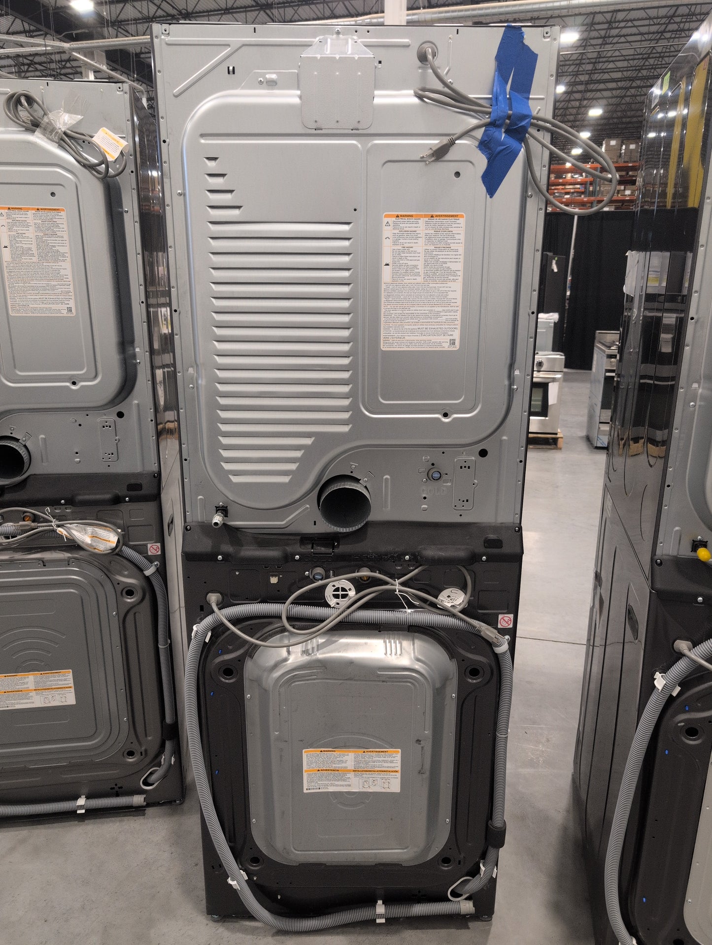 LG WKGX301HBA 27 Inch Smart Gas Single Unit WashTower with 5.0 cu. ft. Washer Capacity, 7.4 cu. ft. Dryer Capacity, AI Sensor Dry, TurboSteam®, Allergiene® Cycle, TurboWash® 360, ezDispense® Dispenser, and ENERGY STAR® Certified