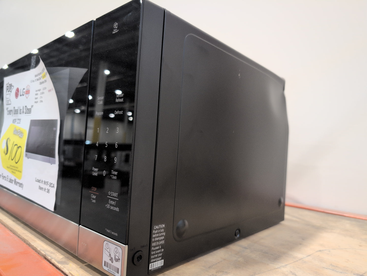 LG MSER1590C  1.5 cu. ft. NeoChef™ Countertop Microwave - Stainless Steel