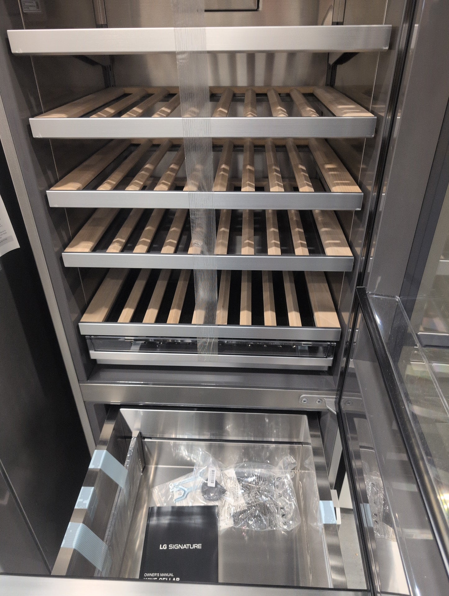 LG URETC1408N SIGNATURE 15 cu. ft. Smart wi-fi Enabled InstaView® Wine Cellar Refrigerator