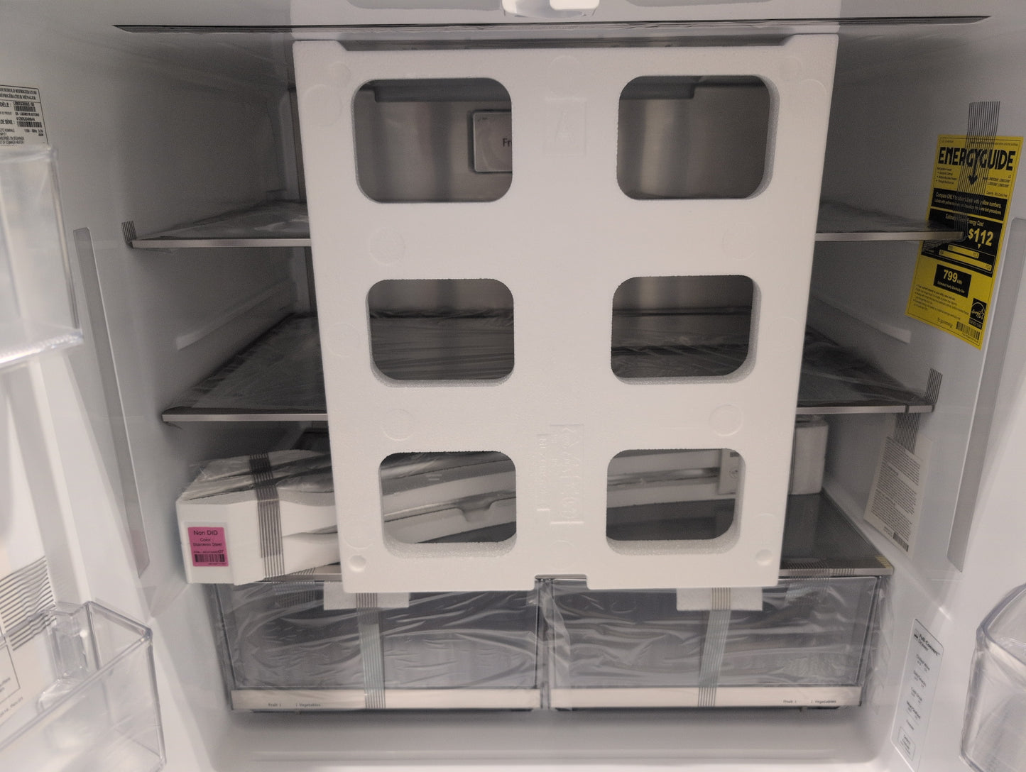 LG LRMXS3006S 36 Inch 4-Door French Door Smart Refrigerator with 30 Cu. Ft. Capacity, Full-Convert™ Drawer, Slim SpacePlus®, Door Cooling+, Cool Guard, SmartPull™, Wi-Fi, Smart Diagnosis™, Dual Ice Maker, External Ice/Water Dispenser