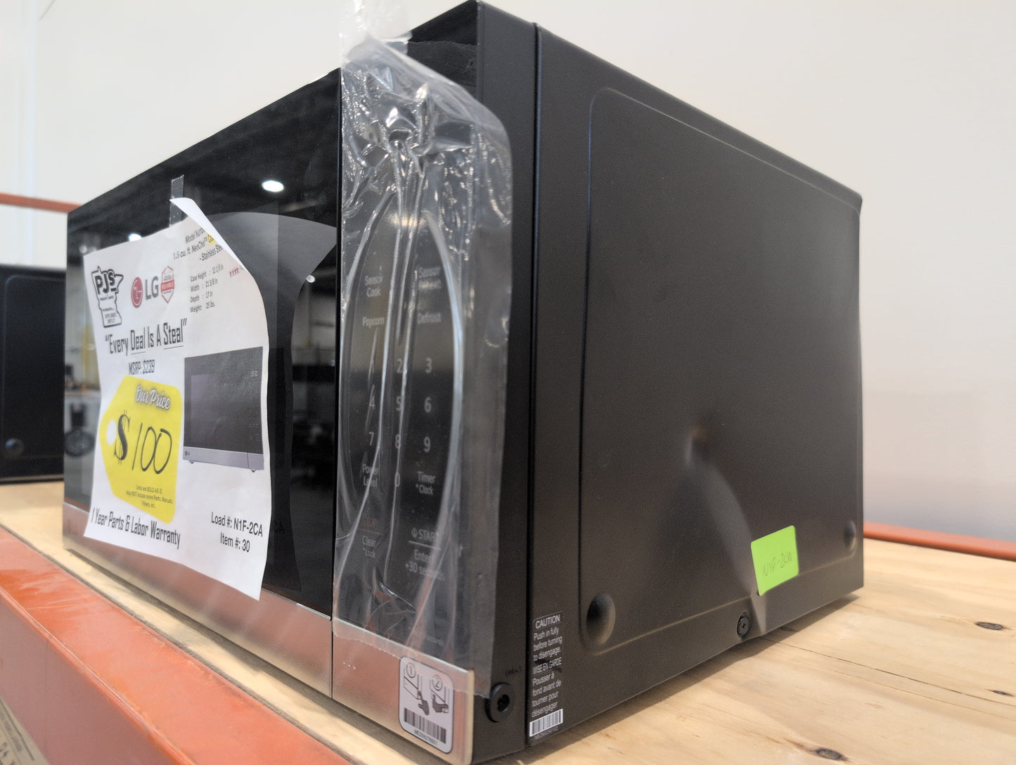 LG MSER1590C  1.5 cu. ft. NeoChef™ Countertop Microwave - Stainless Steel