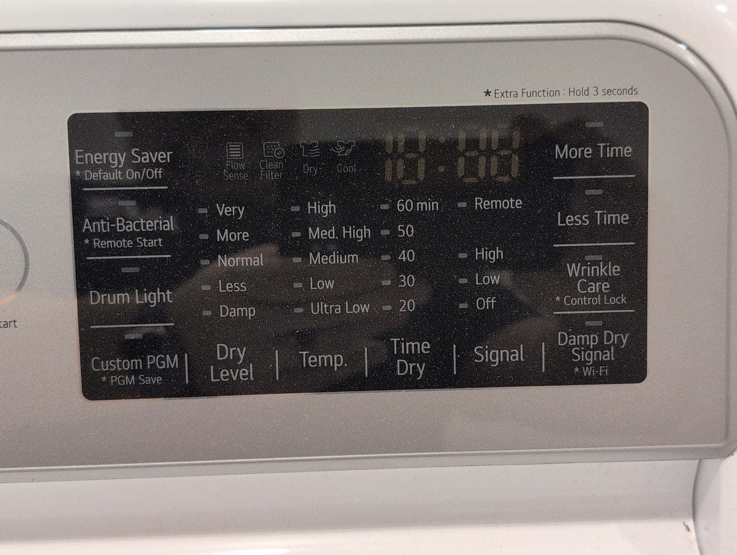 LG DLG7301WE 27 Inch Gas Smart Dryer with 7.3 cu. ft. Capacity, SmartThinQ® Technology, EasyLoad™ Door, FlowSense™ Duct Clogging Indicator, 12 Options, Sensor Dry System, Wi-Fi Connectivity, Voice Activation, Wrinkle Care Option and ENERGY STAR®: White