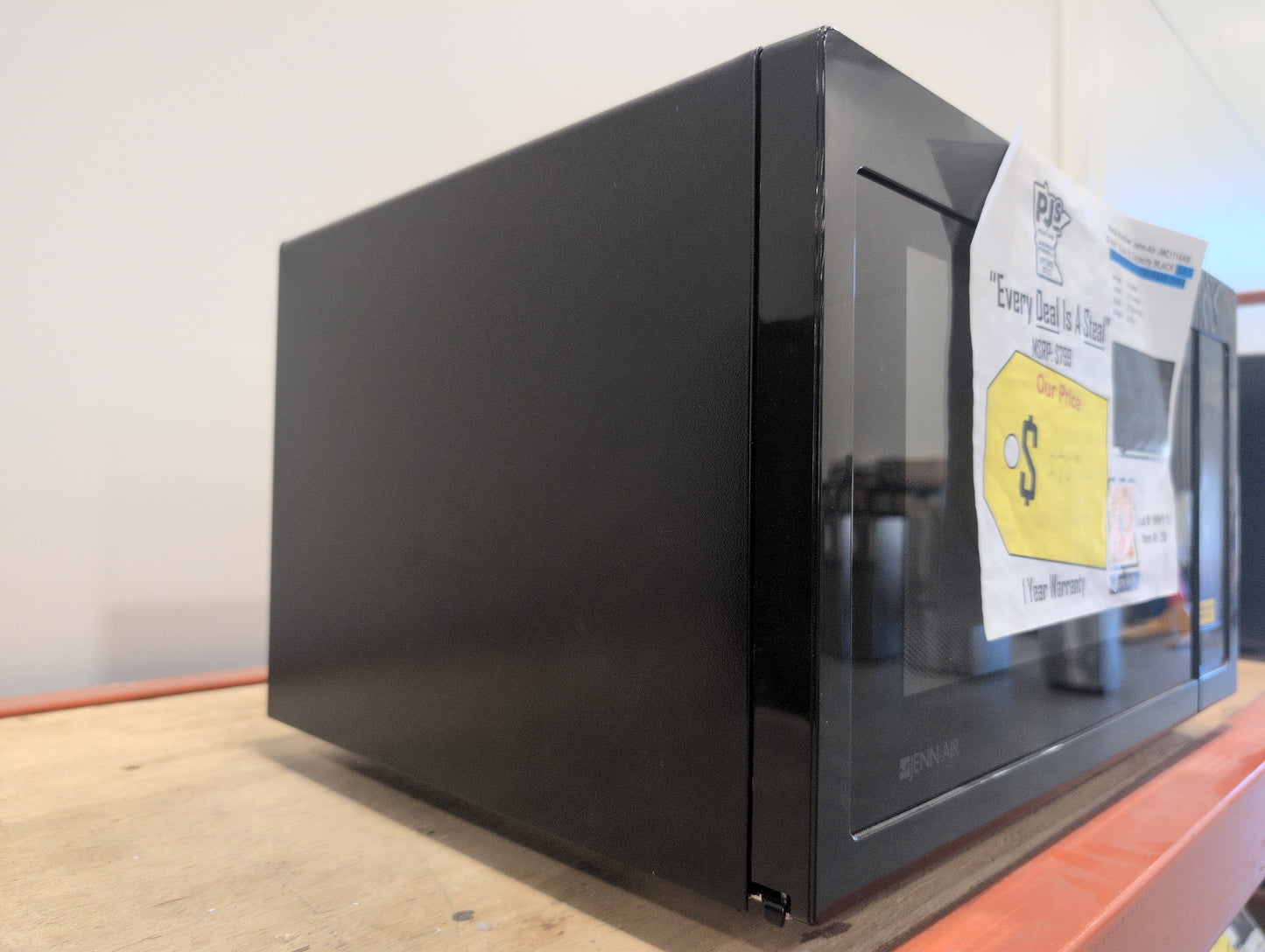 JENNAIR JMC1116AB 22 Inch Built-In Countertop Microwave Oven with 1200 Cooking Watts: Black Floating Glass