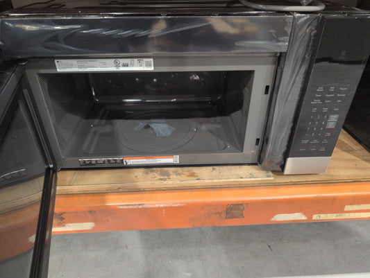 LG MVEM1721F 30 Inch Over-the-Range Microwave Oven with 1.7 cu. ft. Capacity, 300 CFM Exhaust, 1000W, 10 Power Levels, Add 30 Seconds, 9-Auto Touch settings, EasyClean®, WideView™ Window, and Child Lock