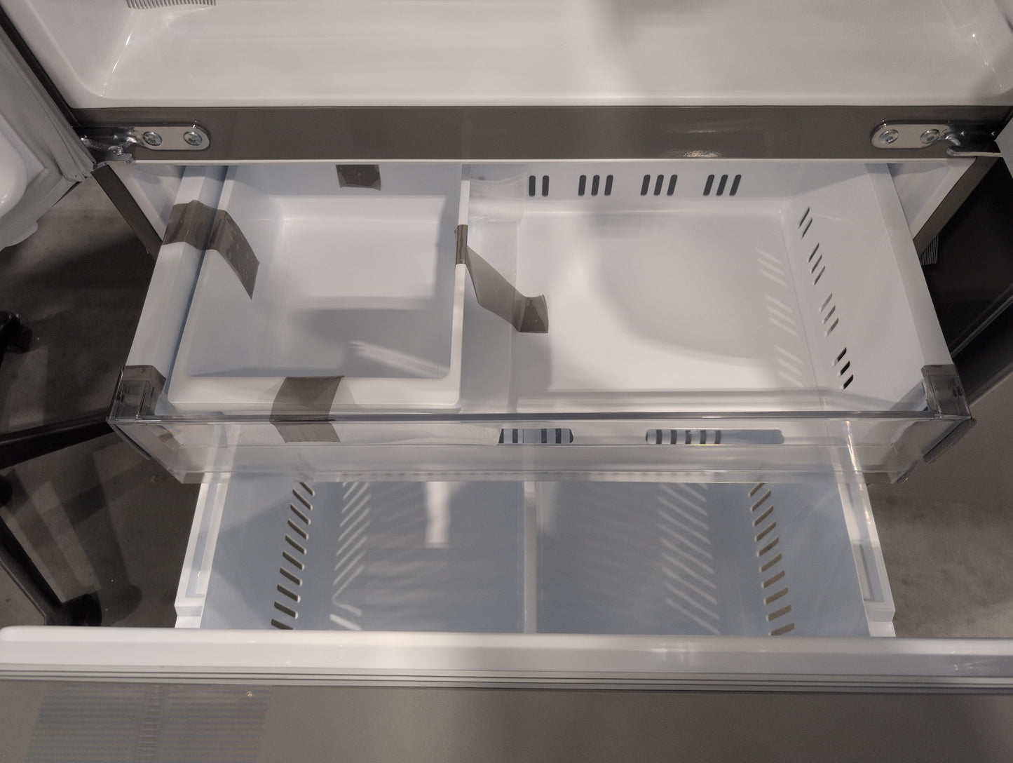 LG LF21G6200S 33 Inch Smart Counter Depth MAX French Door Refrigerator with 21 Cu. Ft. Capacity, Wi-Fi Enabled, SmartDiagnosis™, Glide N' Serve® Drawer, 6 Door Bins, Crispers, ADA Compliant, and ENERGY STAR® Qualified